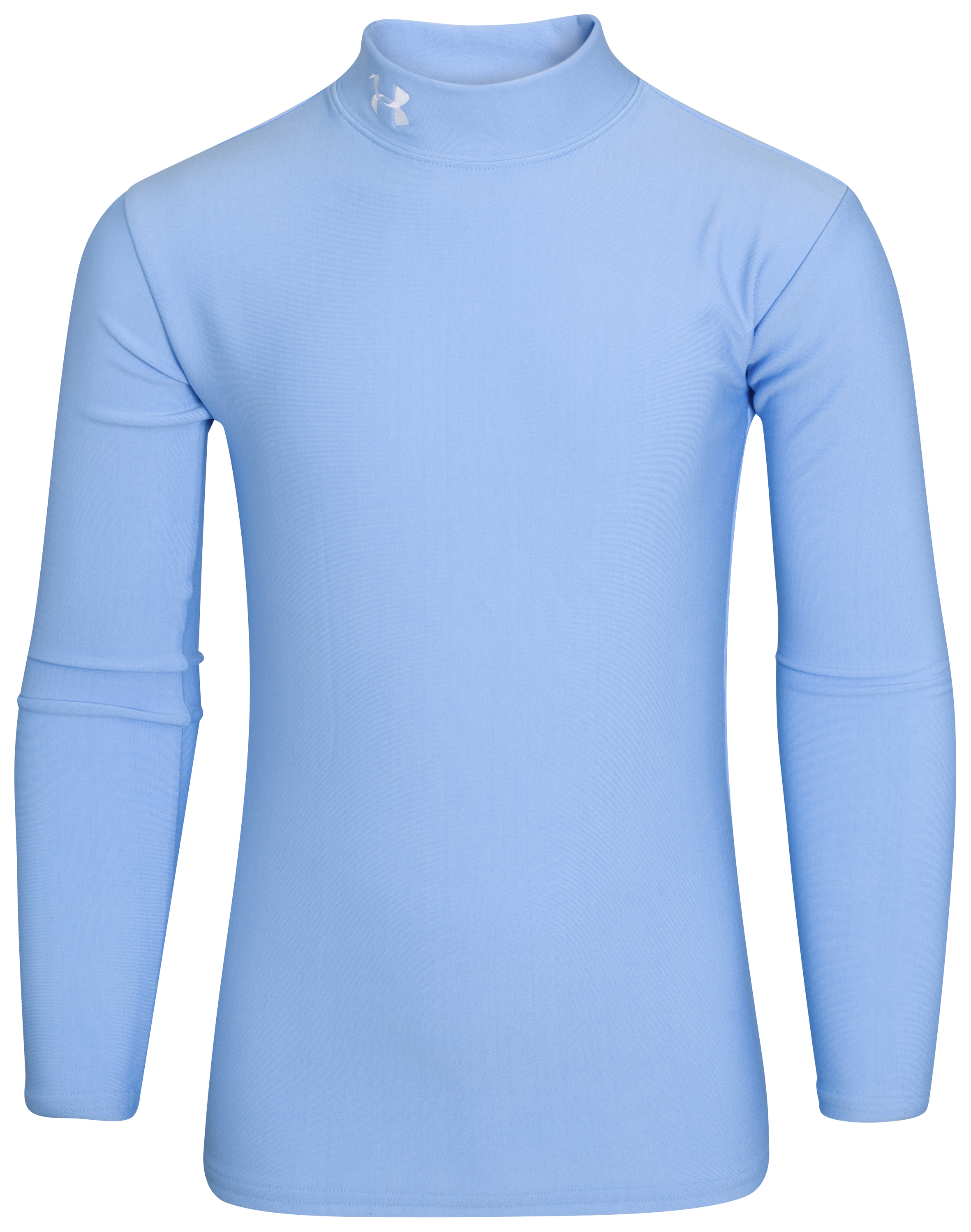 Under Armour Boys Coldgear Mock - Carolina Blue/White -
