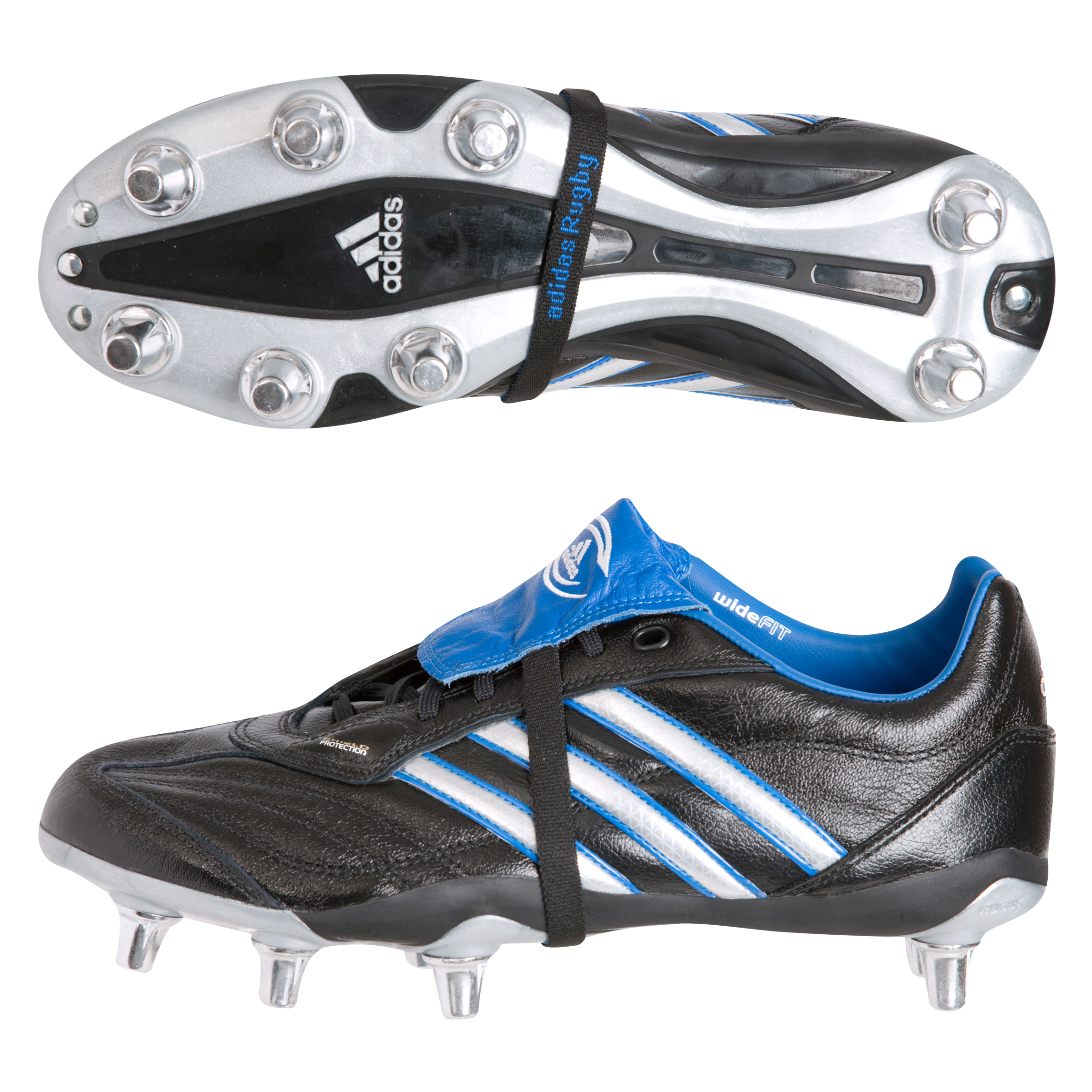Adidas Flanker Iv Wf Rugby Boots Black Silver Blue