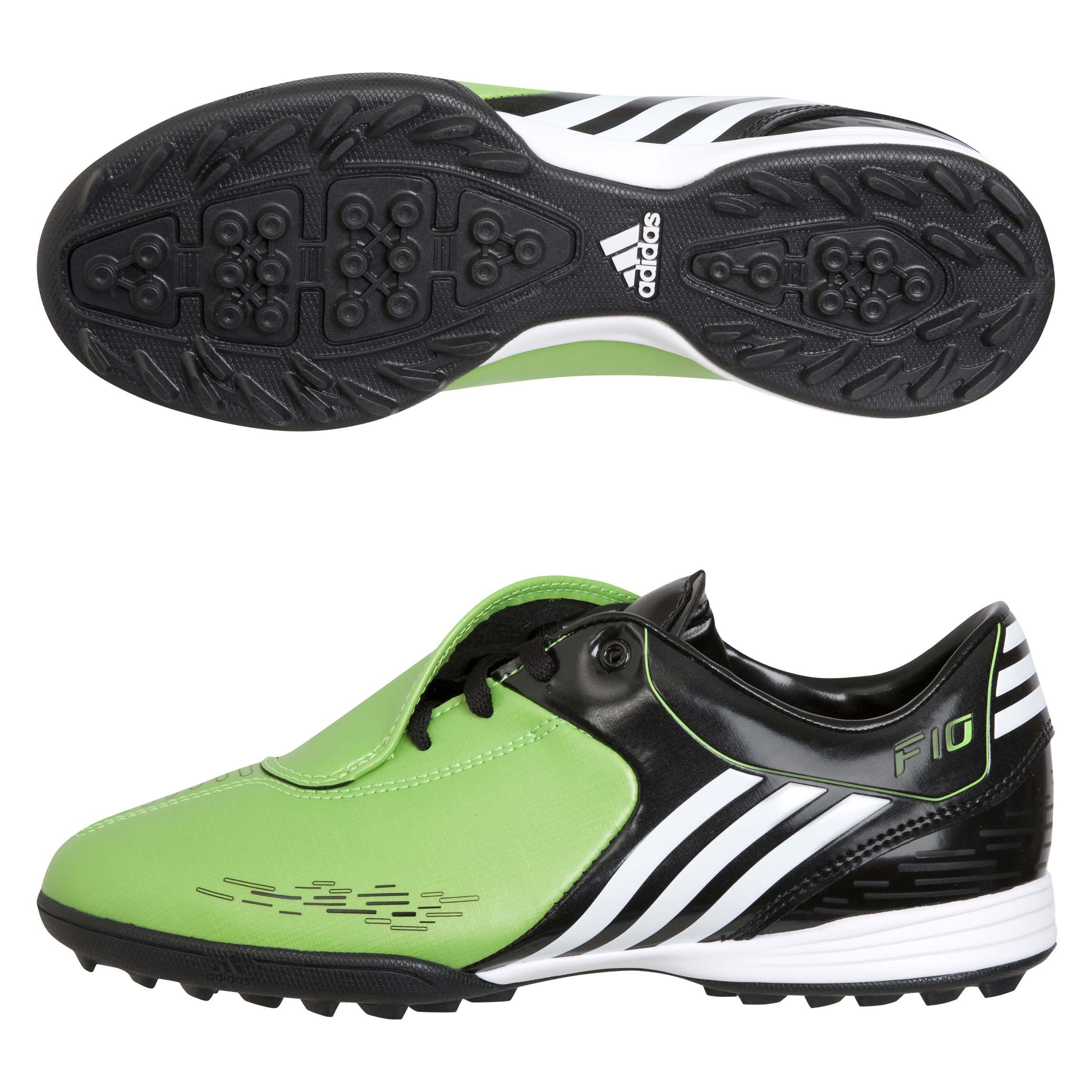adidas F10 i TRX Astro Turf Trainers - Macaw/Running White/Black - Kids