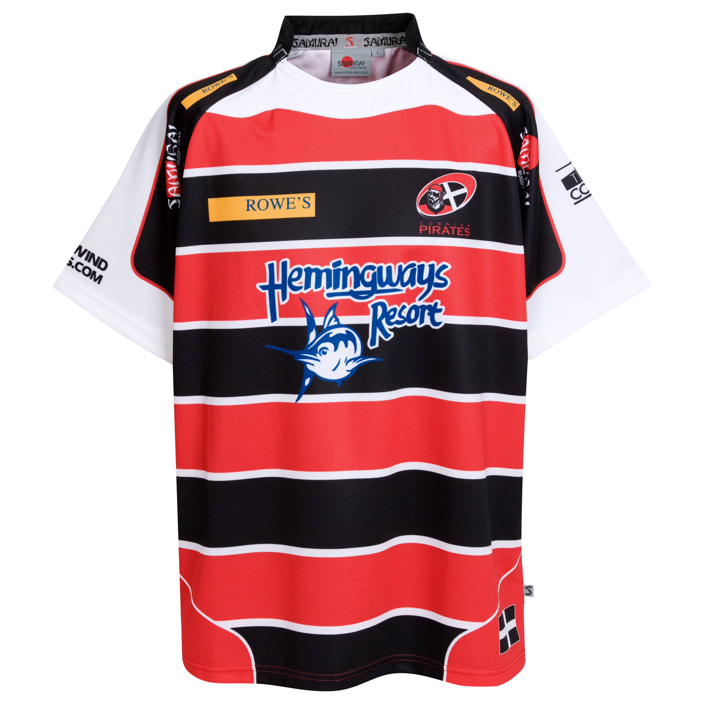 Cornish Pirates Home 2010 Rugby Shirt