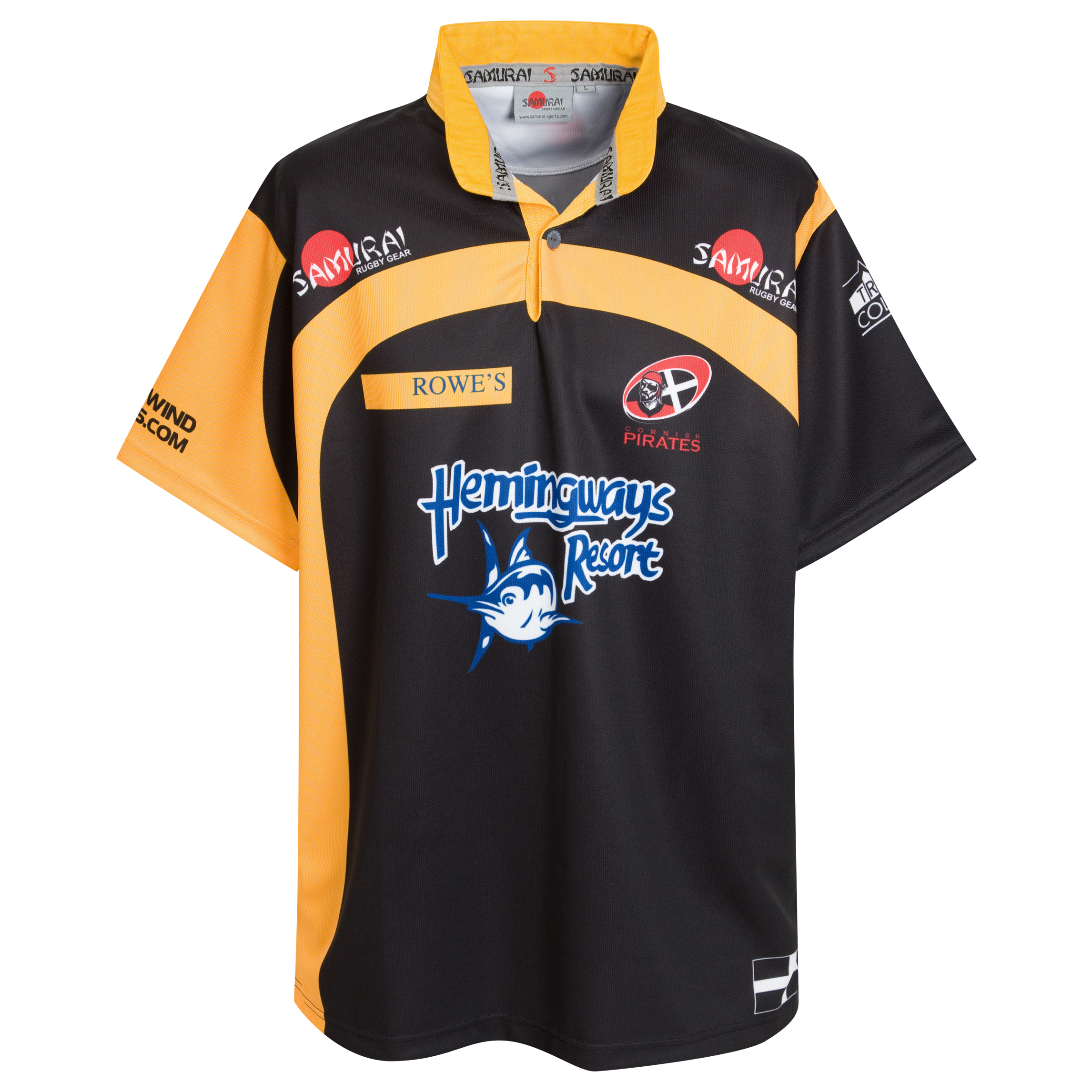 Cornish Pirates Away 2010 Rugby Shirt