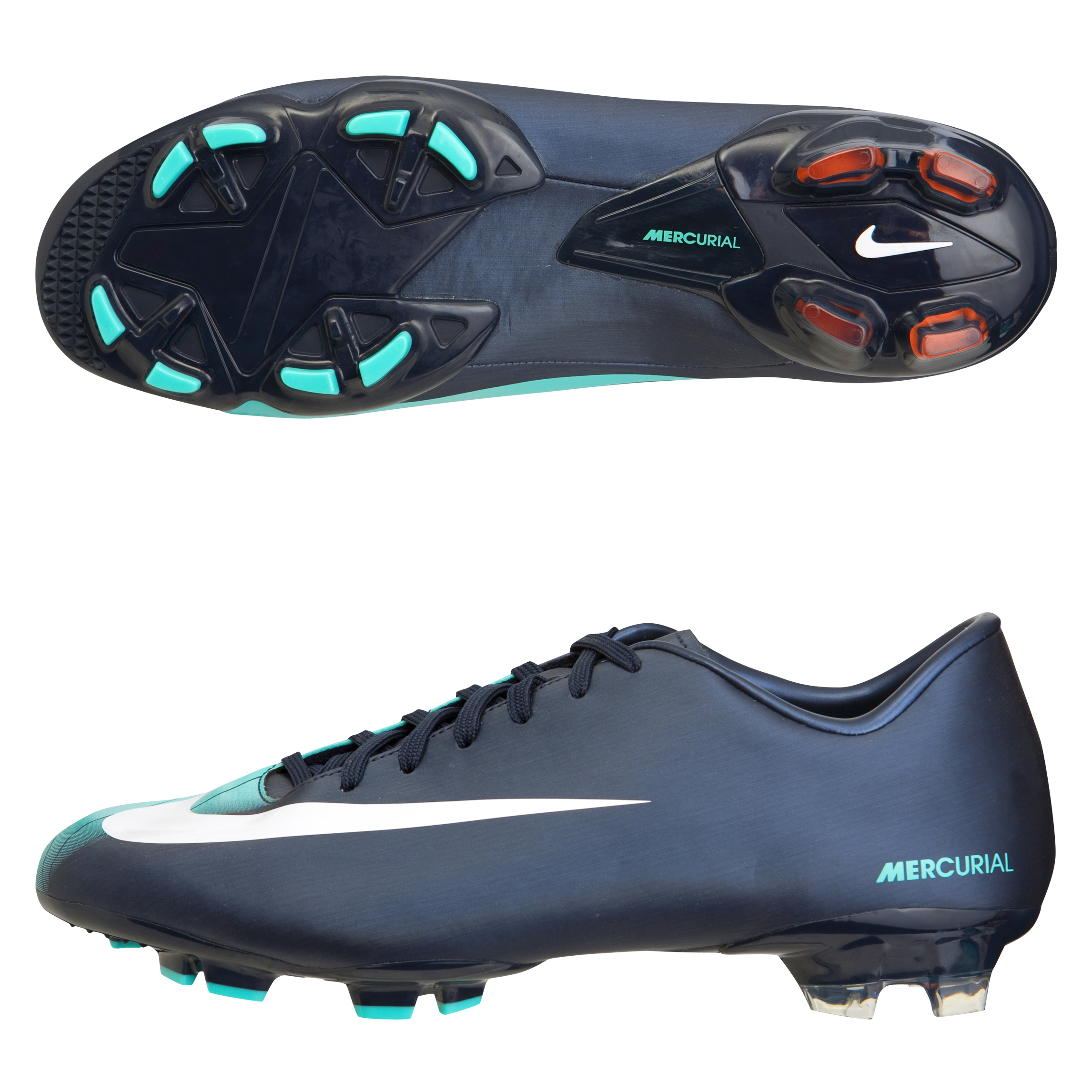 Nike Mercurial Miracle Firm Ground Football Boots - Dark Obsidian.