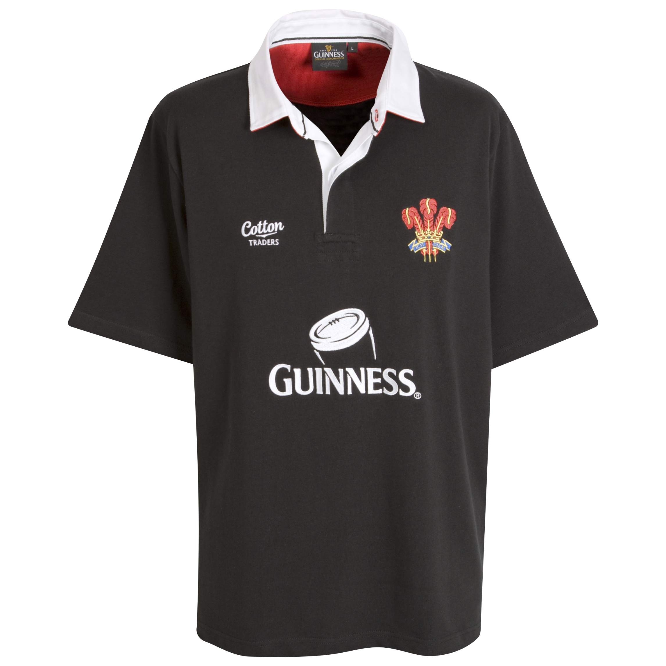 Guinness Wales Country Classic Jersey - Black