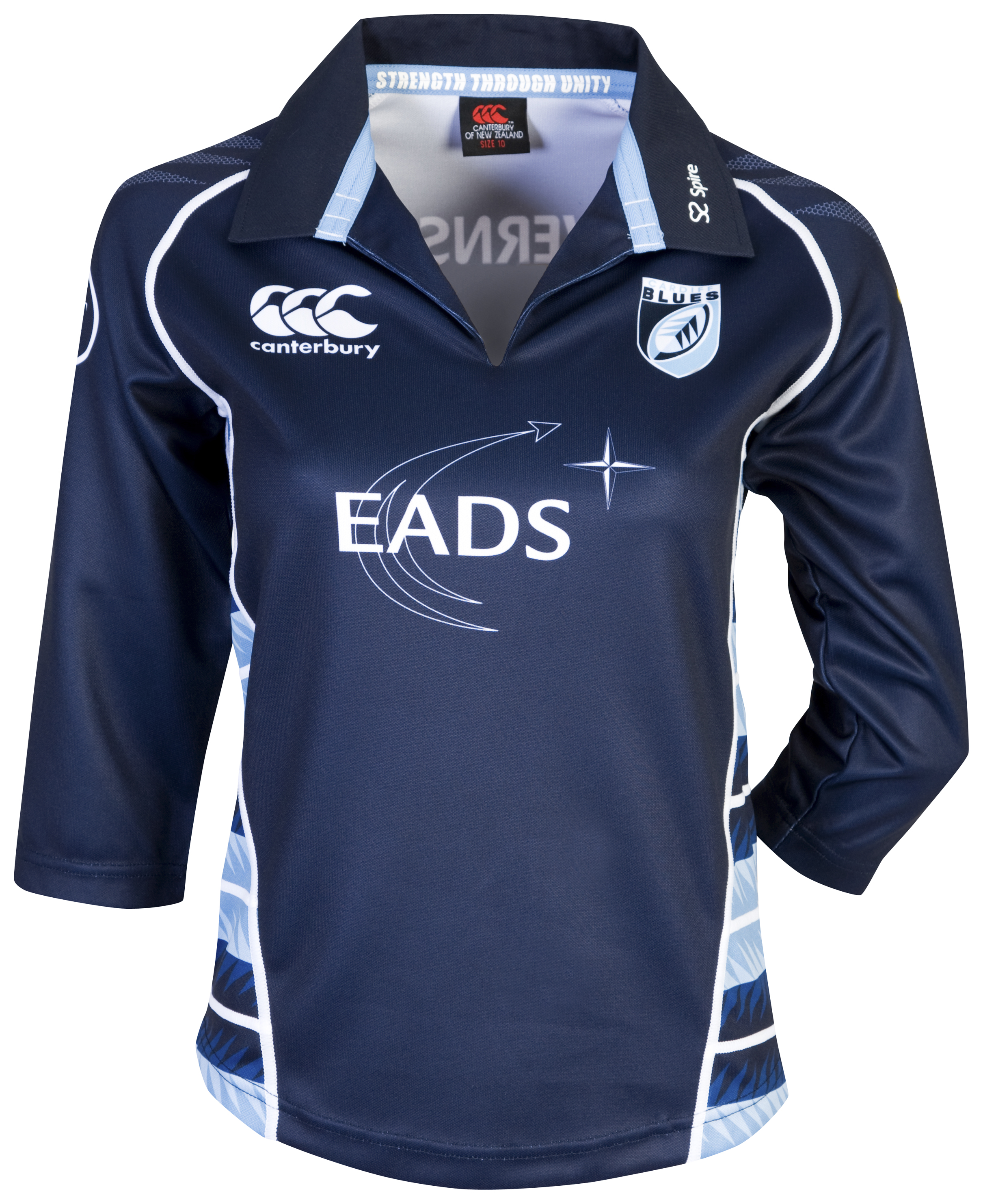 Cardiff Blues Home Rugby Jersey 2010-12 - Womens
