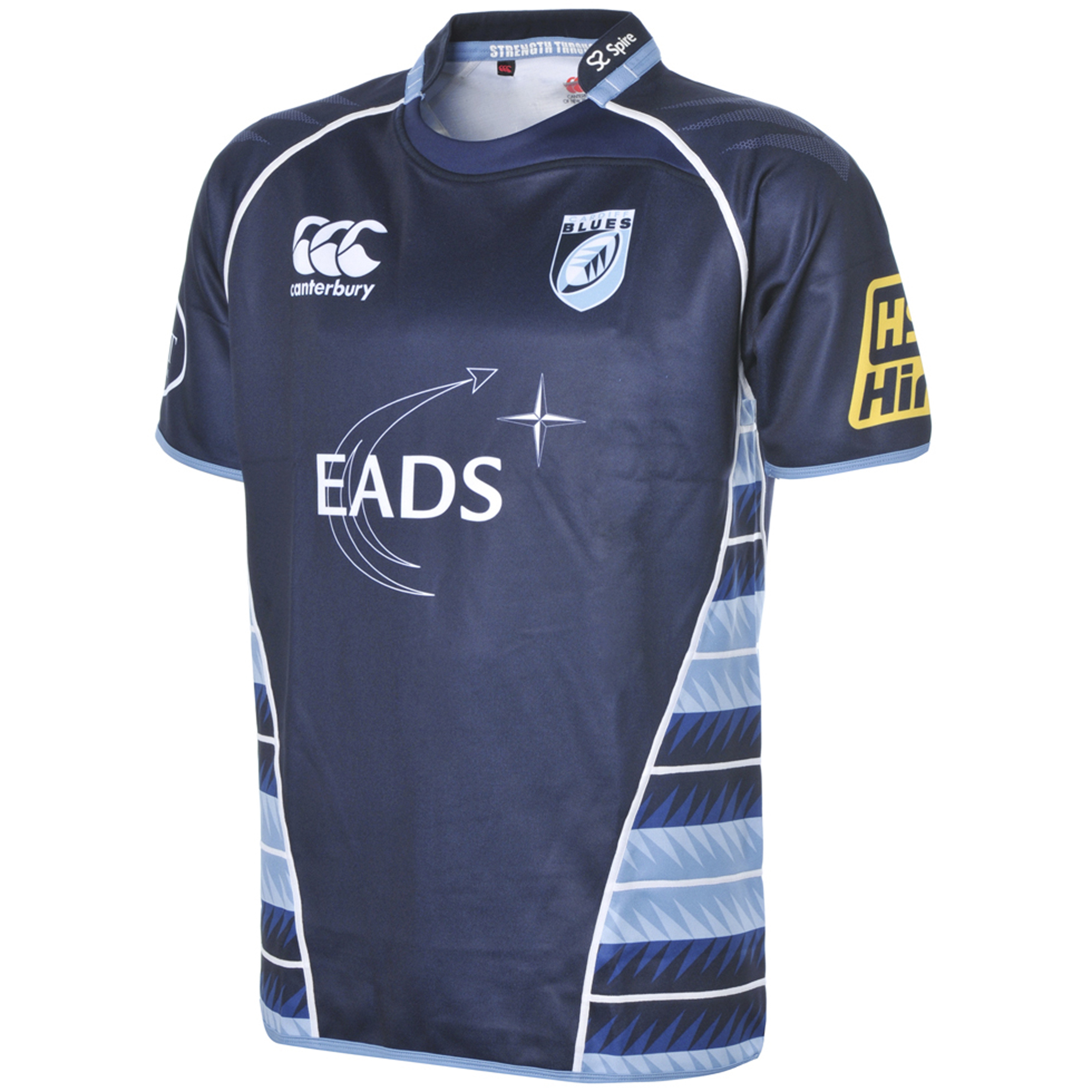 Cardiff Blues Home Rugby Pro Shirt 2010-12 - Kids