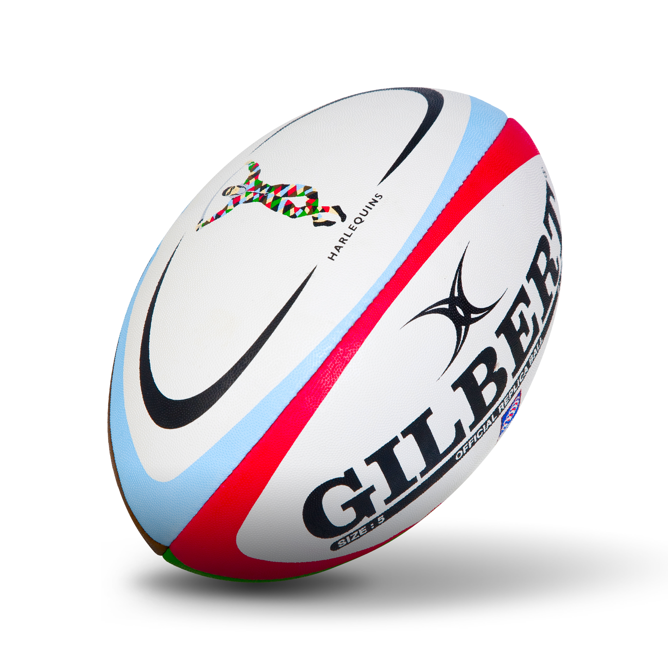 Gilbert Harlequins Rugby Ball Size 5