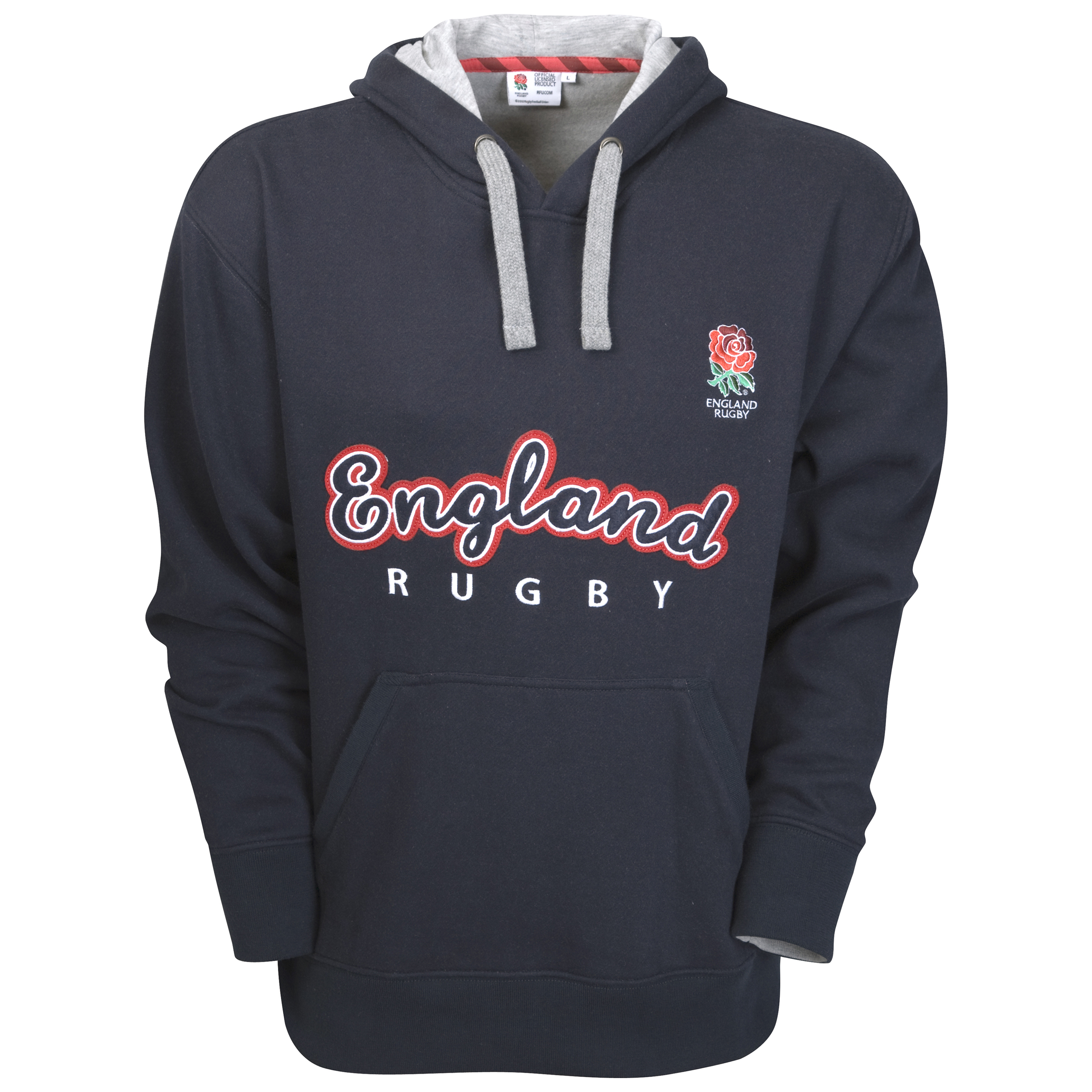 England Rugby Classic Script Hoodie – Navy