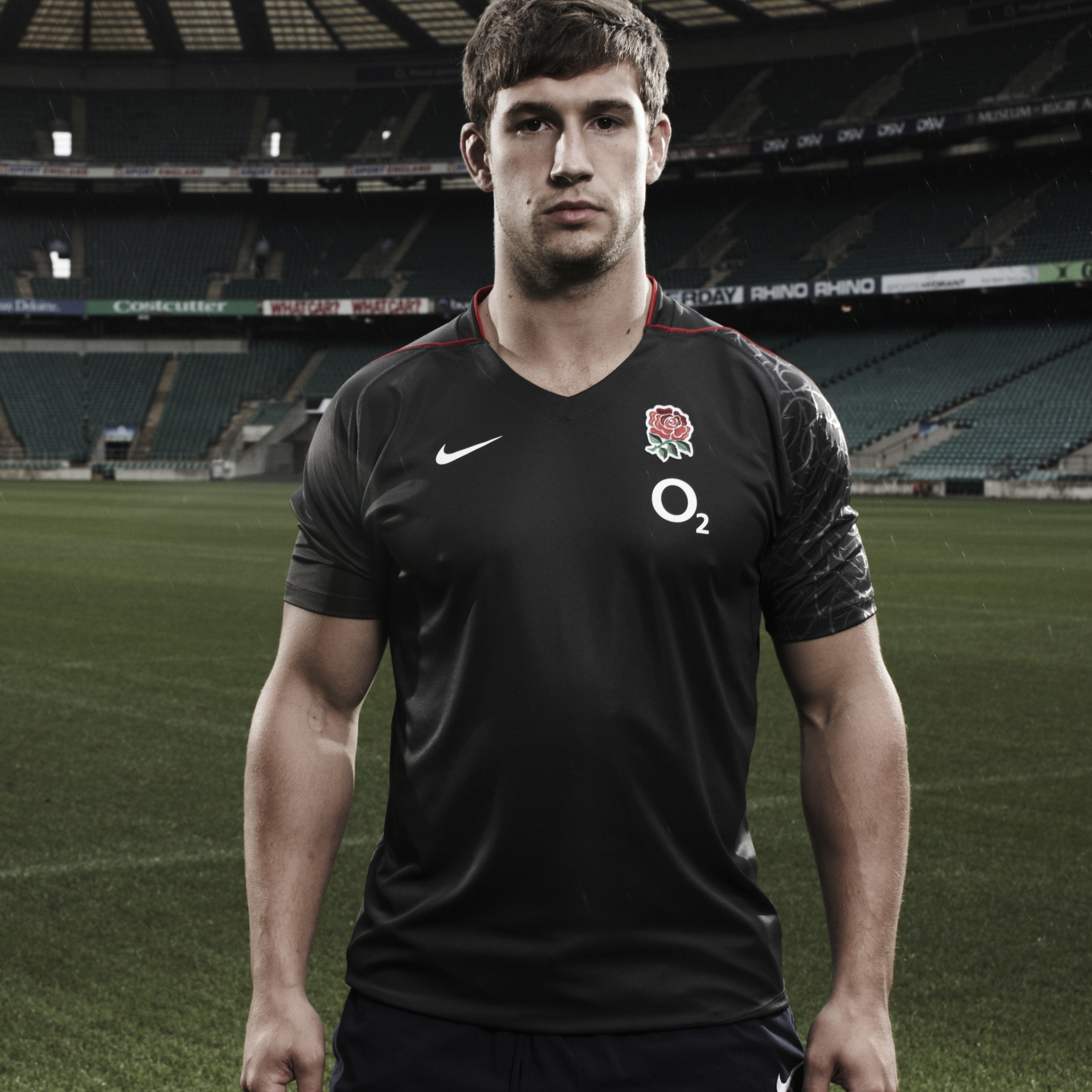 England Rugby Training T-Shirt – Anthracite