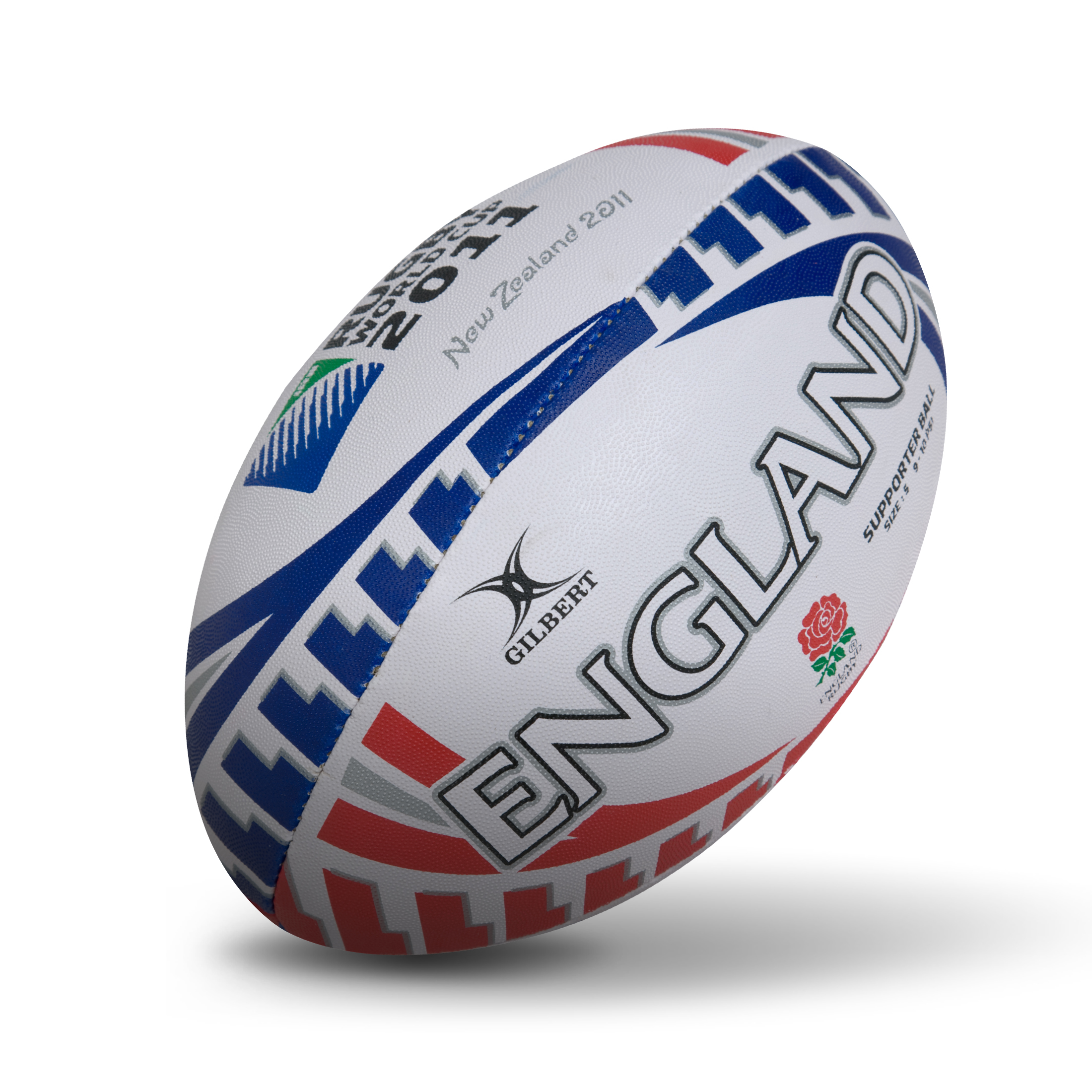 Gilbert Rugby World Cup 2011 England Supporters Ball – Size 5