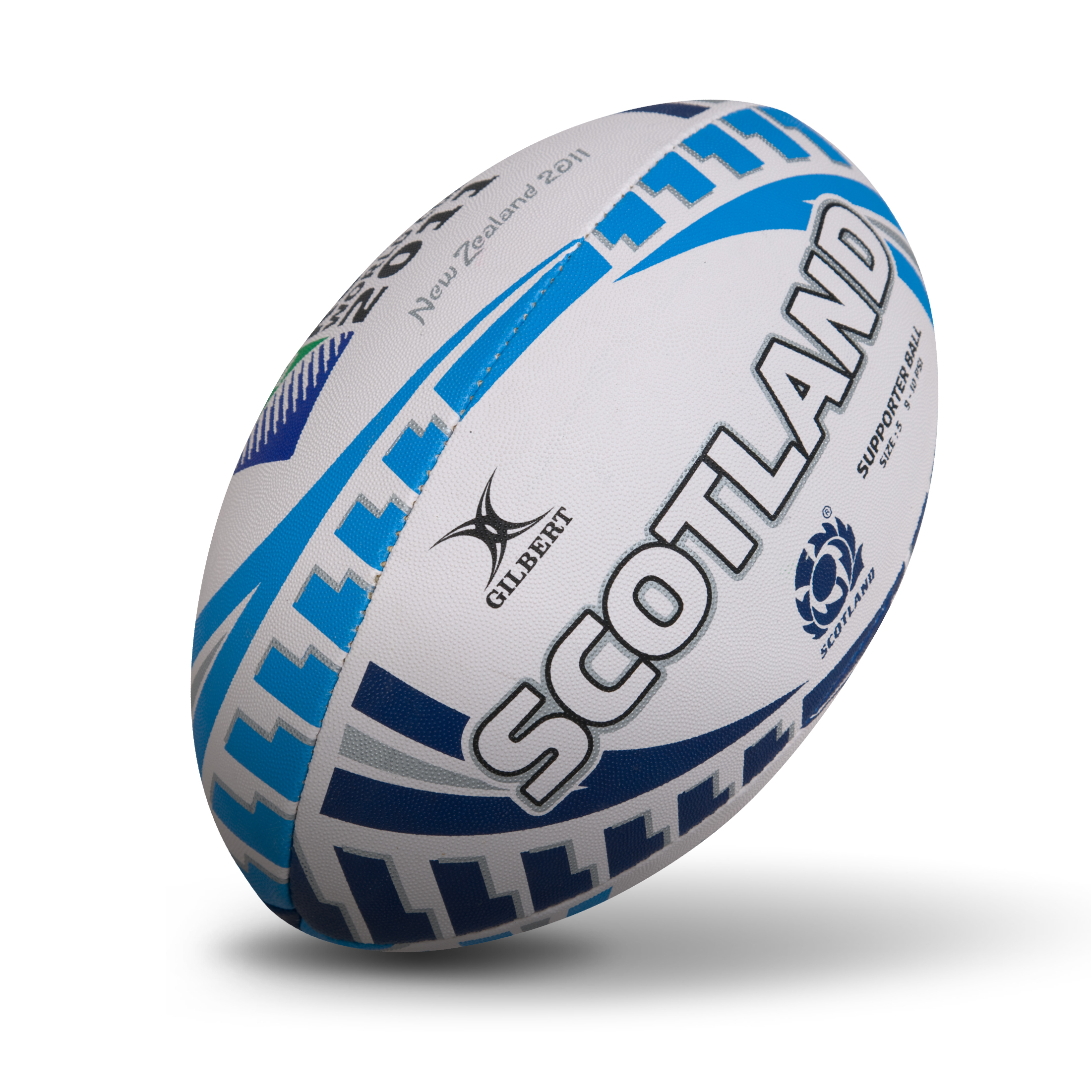 Gilbert Rugby World Cup 2011 Scotland Supporters Ball Size 5