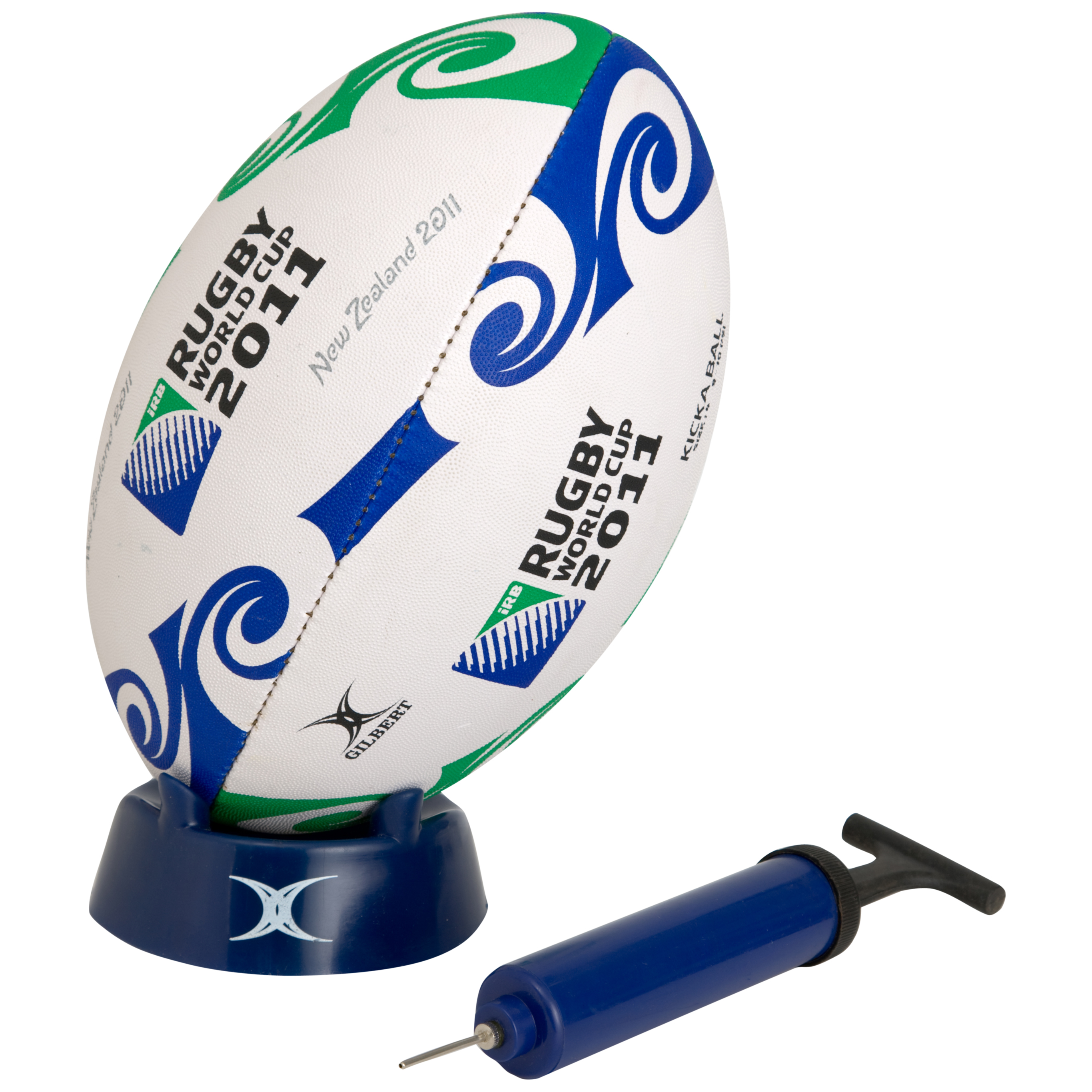 Gilbert Rugby World Cup 2011 Starter Pack Ball Tee and Pump