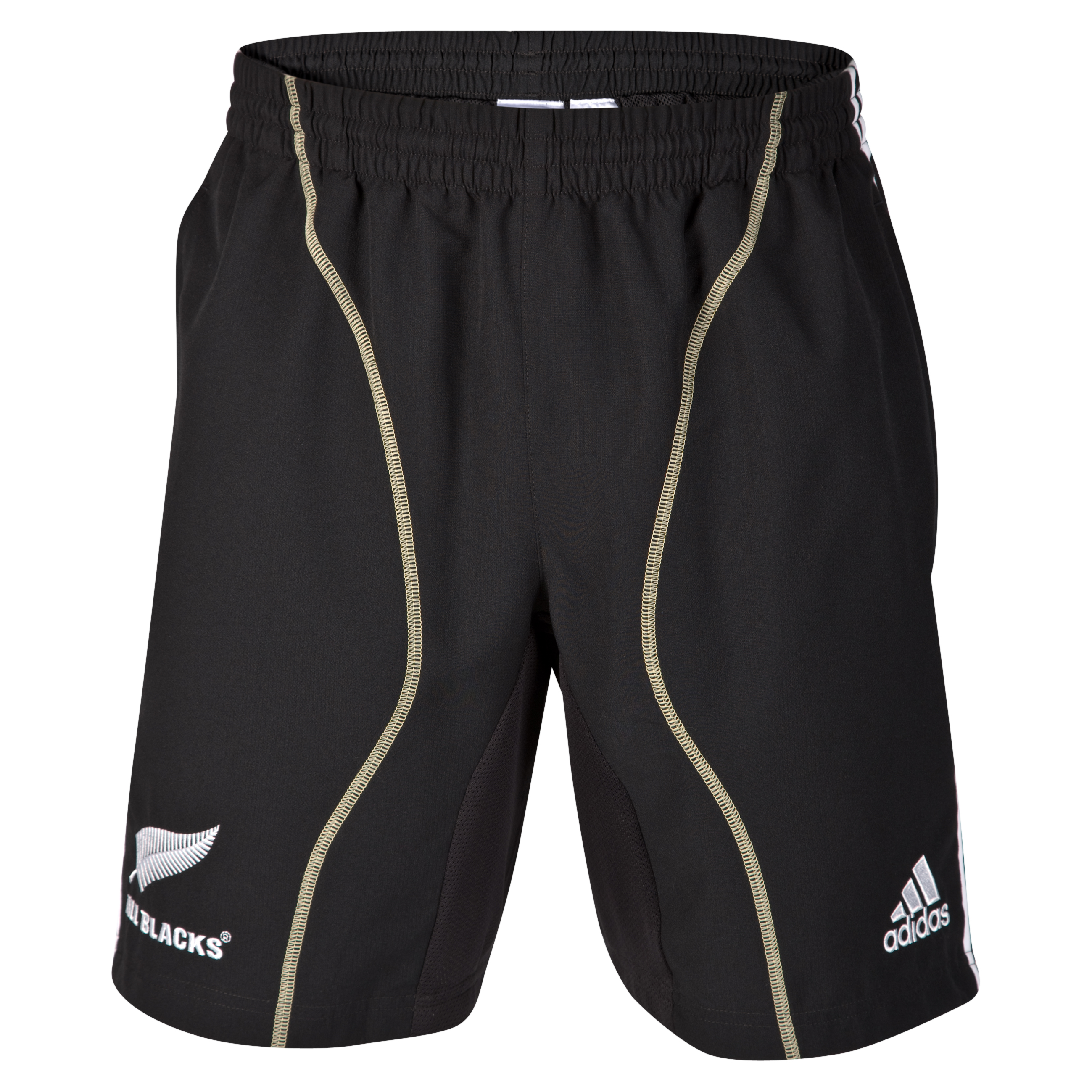 All Blacks Woven Short BlackWhiteGold
