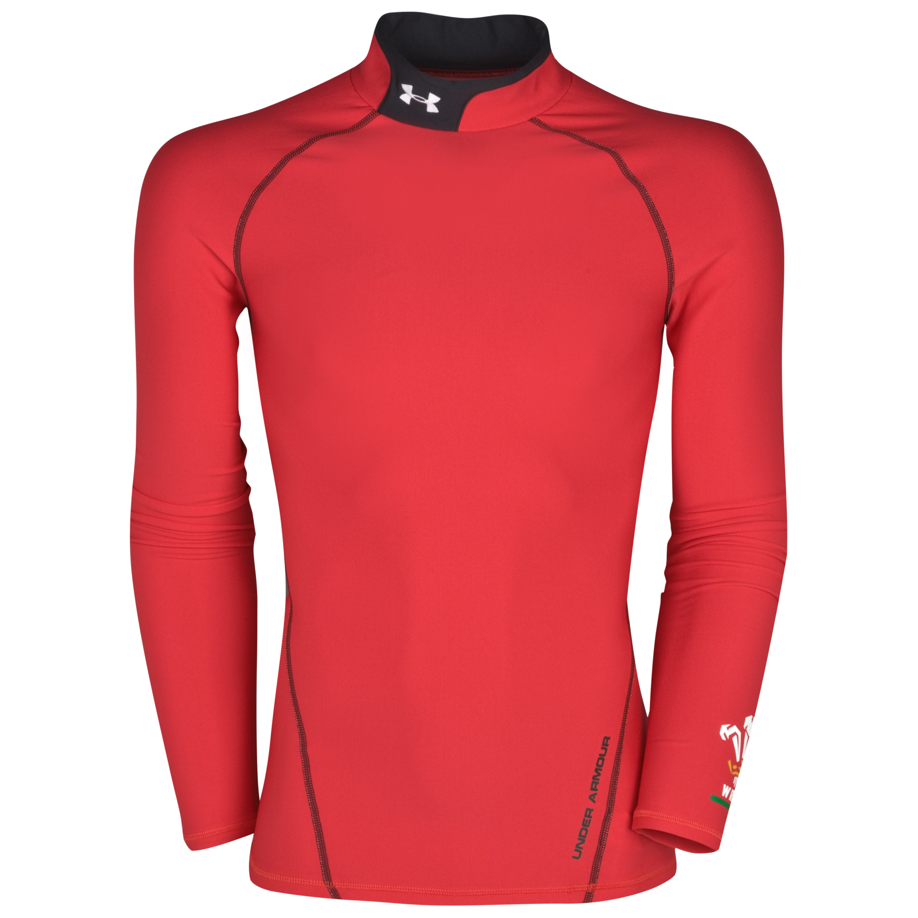 Wales Rugby Union Mock Home Team Baselayer - Long Sleeve