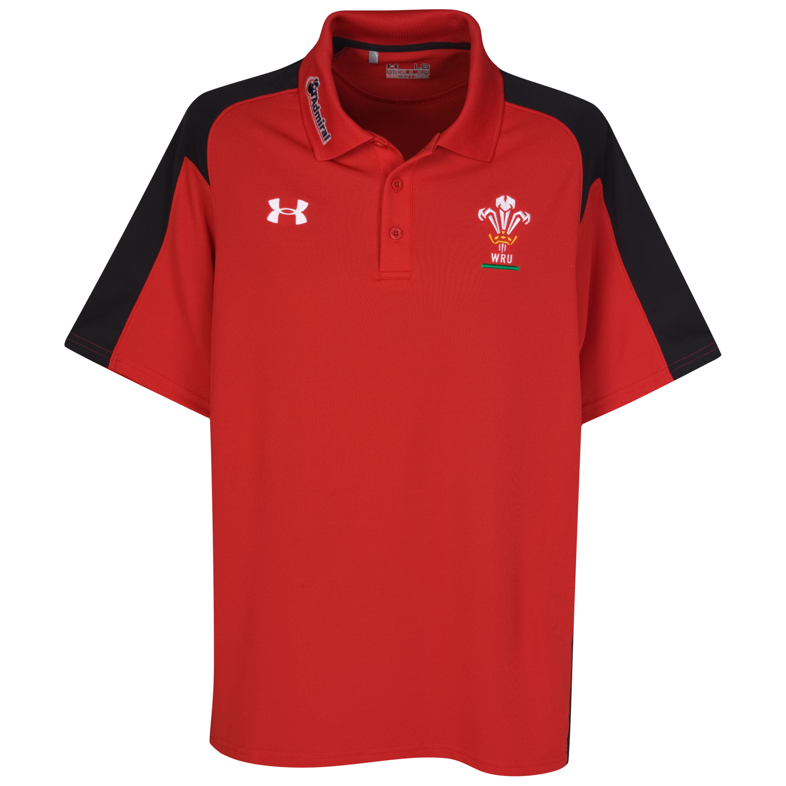 Wales Rugby Union Calcutta Polo - Red-Black