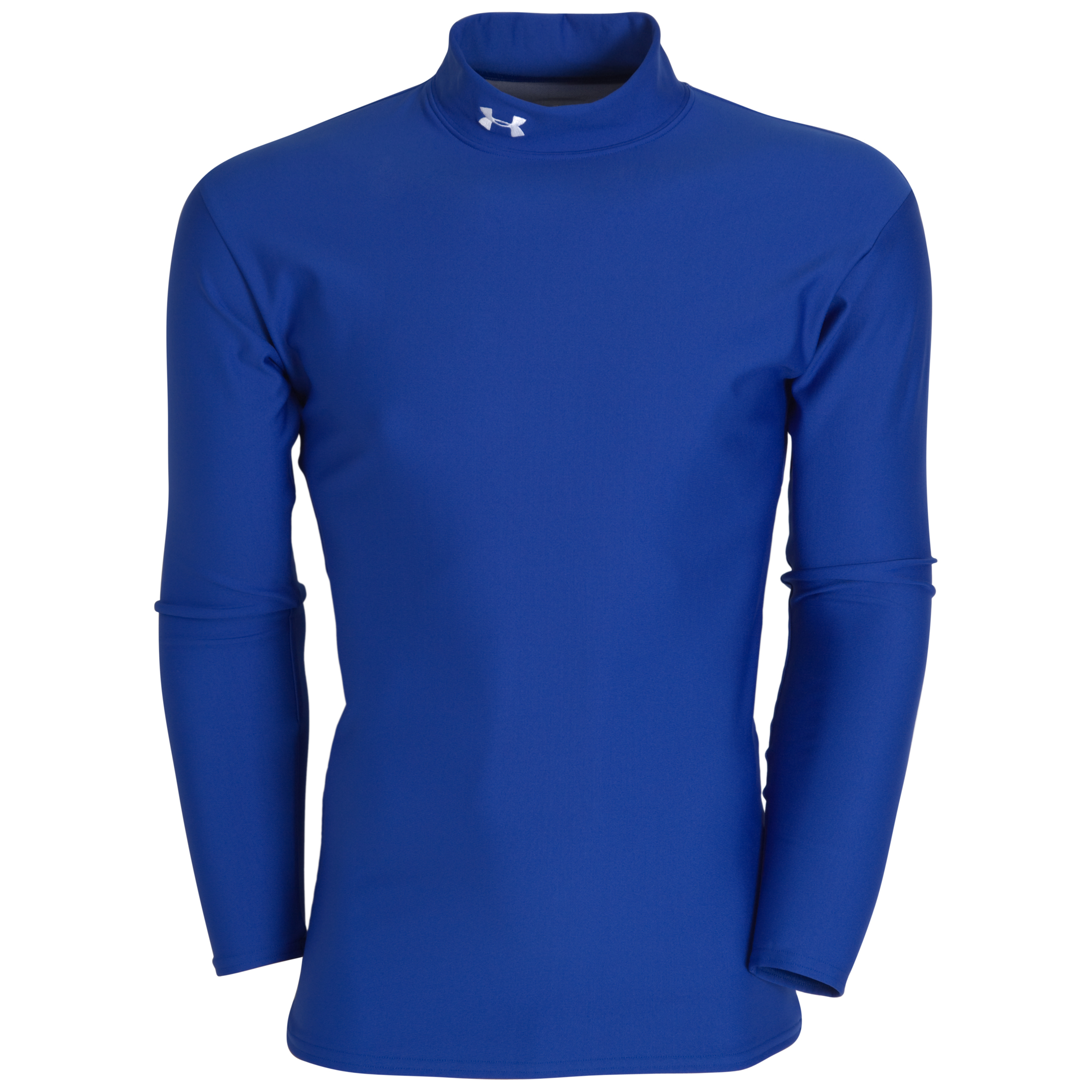 Under Armour Coldgear Longsleeve Mock - Royal/White