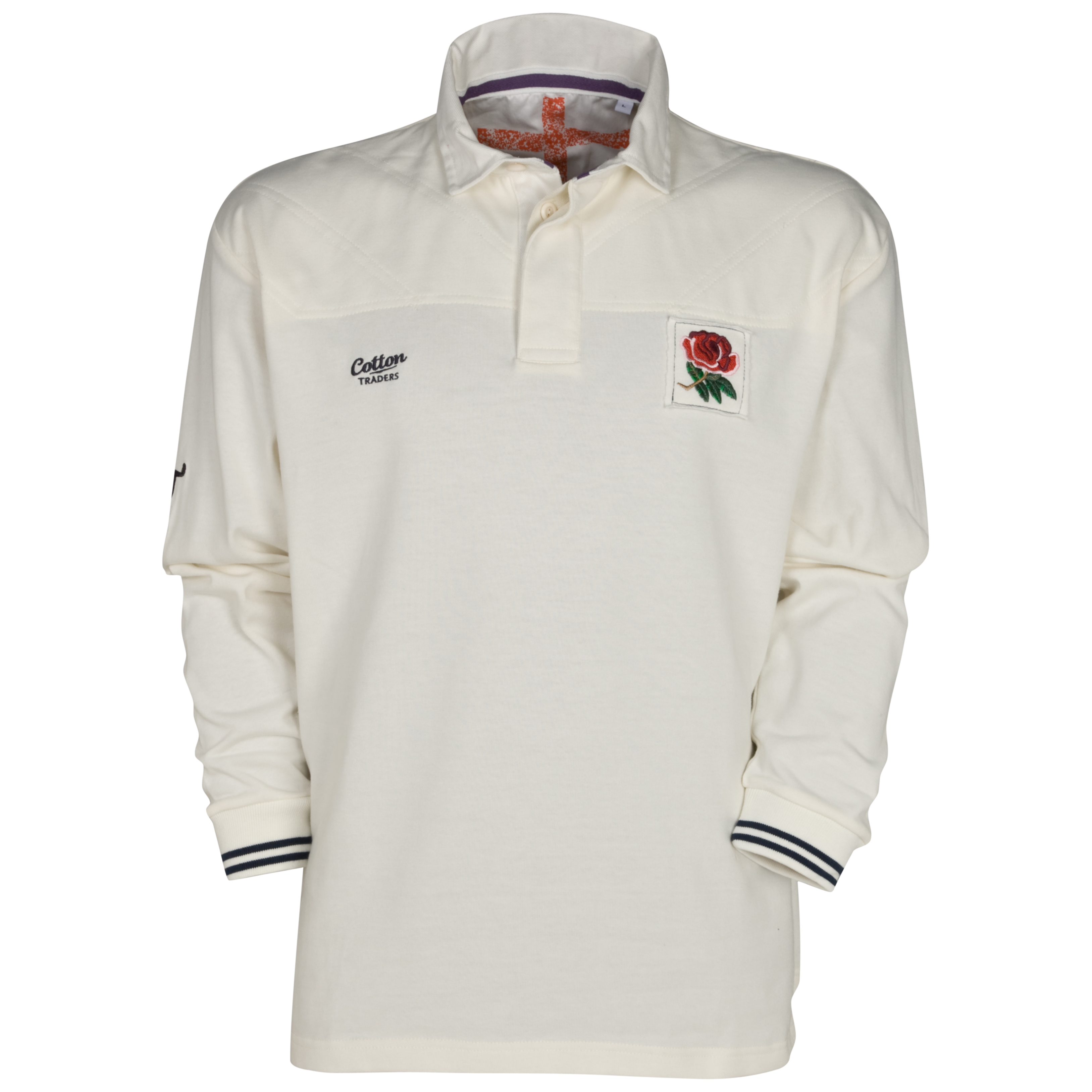 England Classic Rugby Jersey - Long Sleeved - Cream