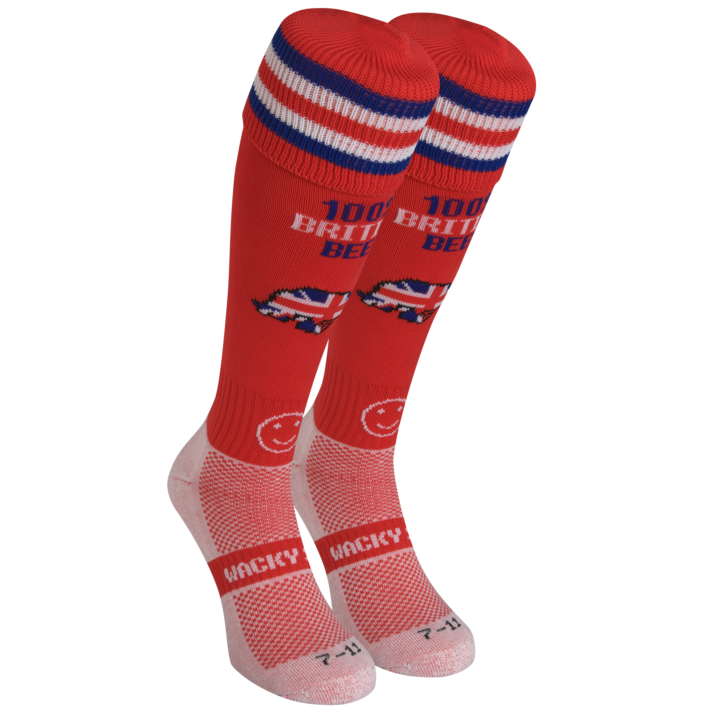 WackySox Prime British Beef Socks - Size 12-14