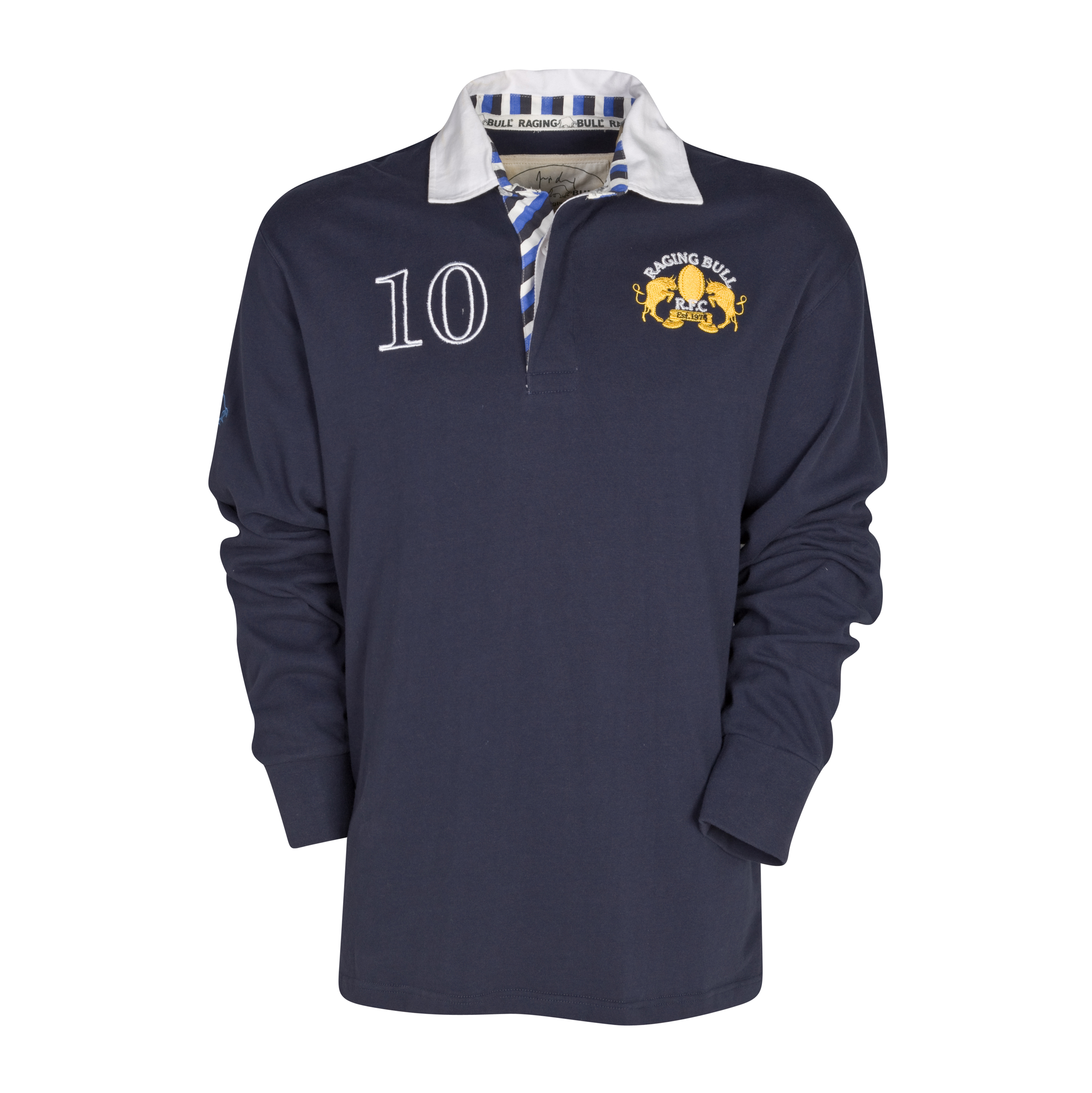 Raging Bull No 10 Rugby Jersey - Navy