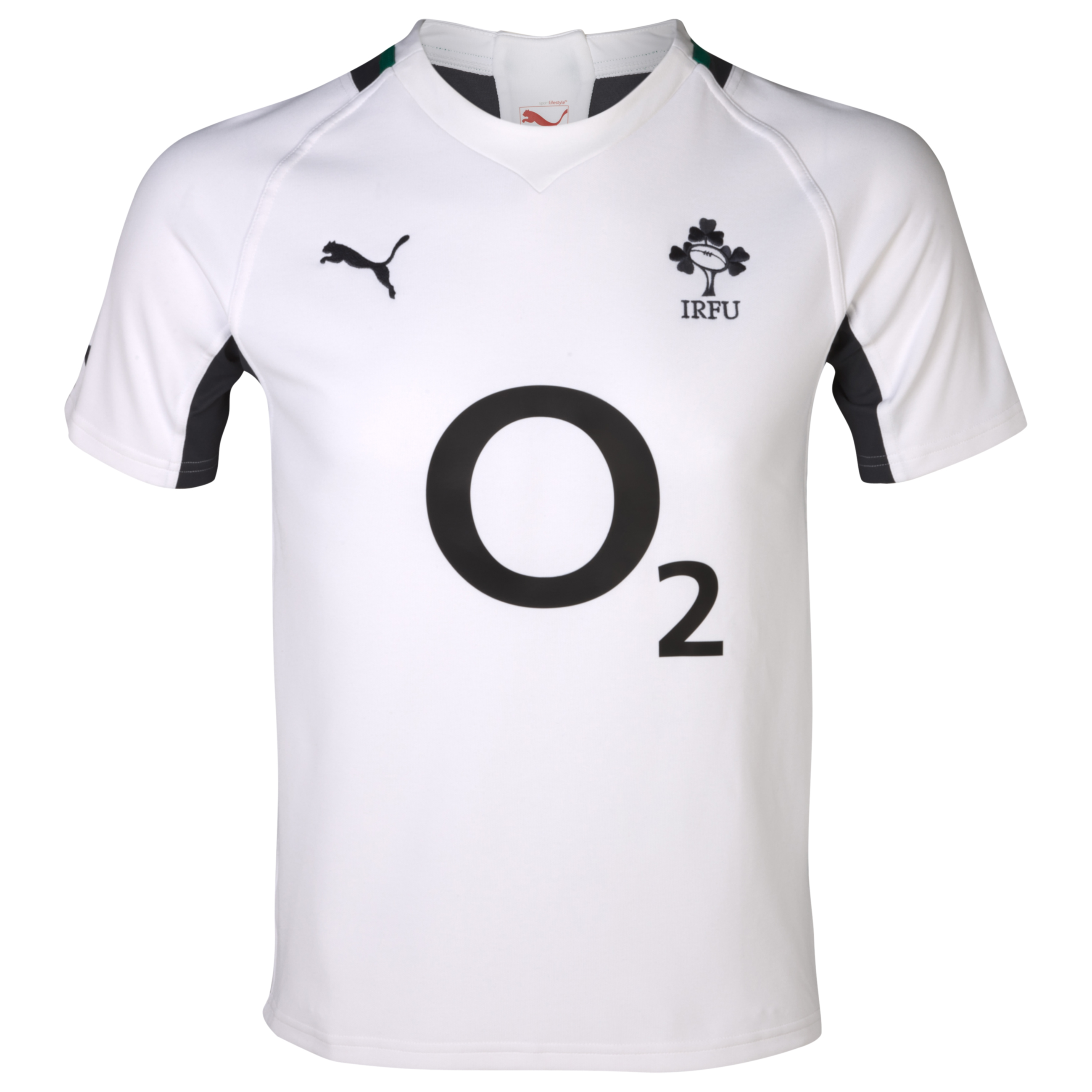 Ireland Rugby Training Jersey - White-Ebony