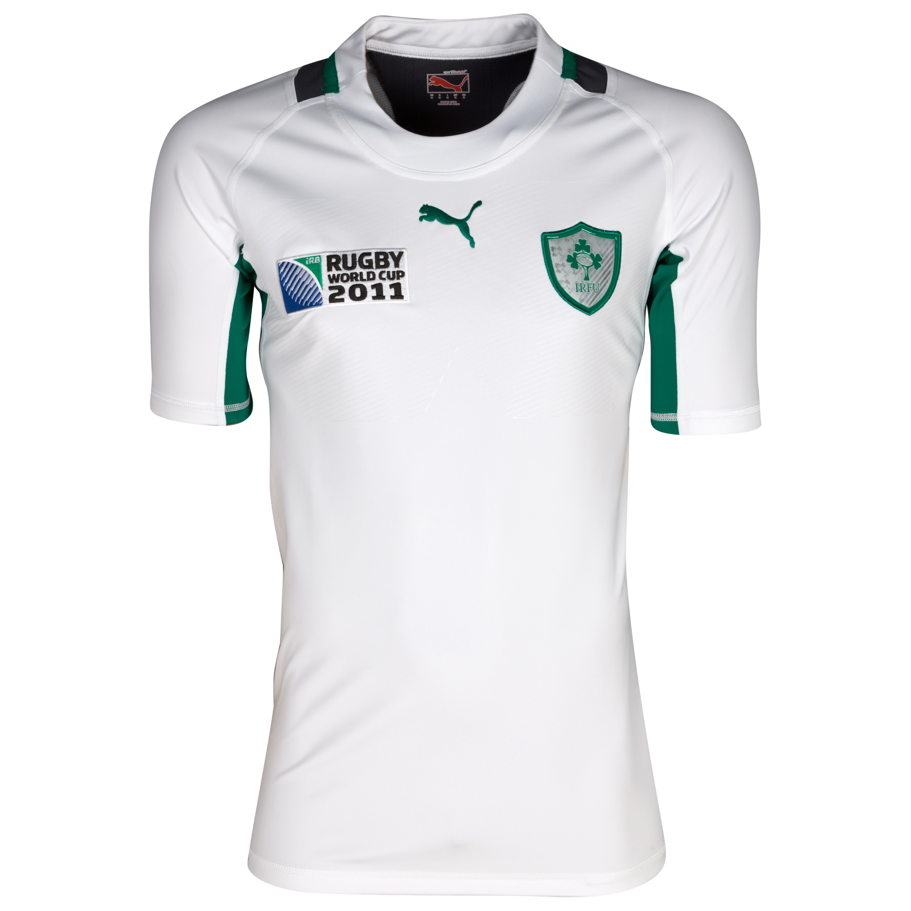 Ireland Rugby World Cup Authentic Alternative Shirt 2011/12 - White/Ebony. for 25€