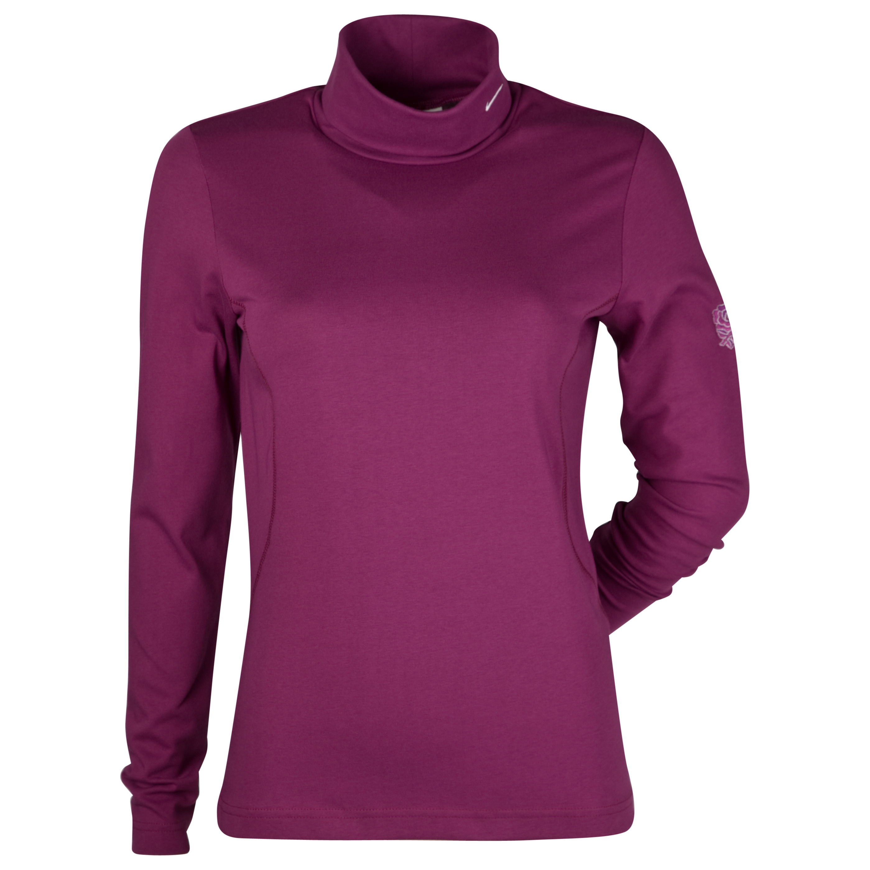 England Rugby Nike Golf Dri-fit Turtle Neck Jersey - Womens