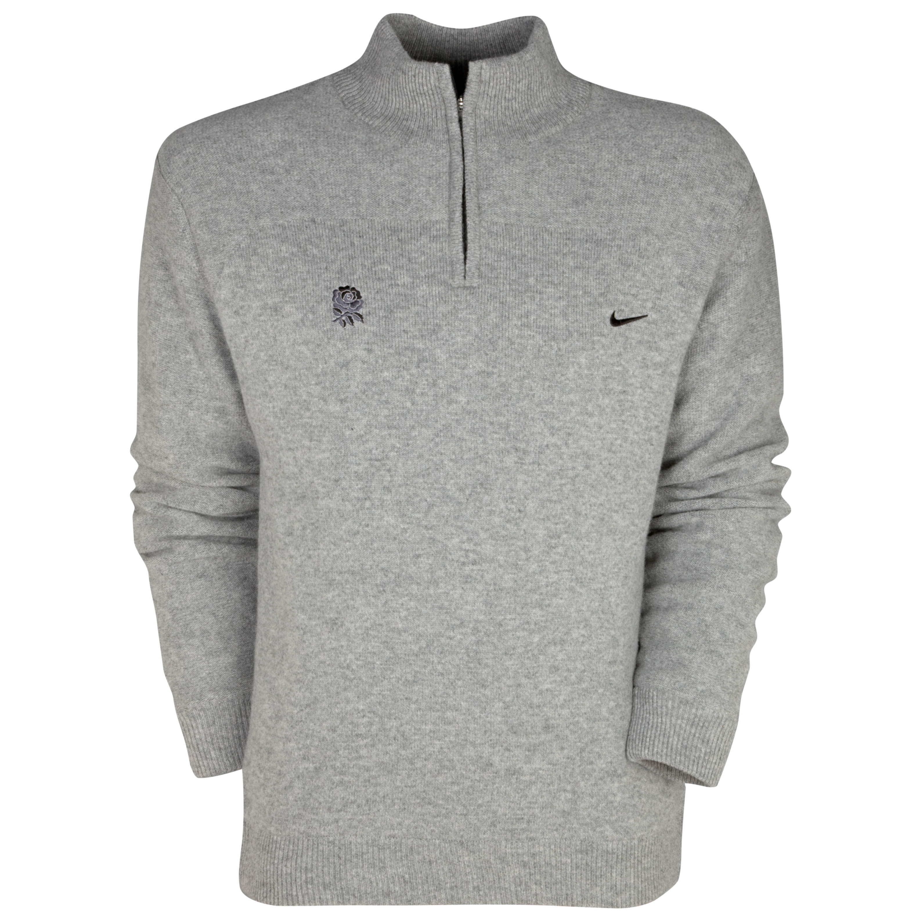 England Rugby Nike Golf 1-2 Zip Windblocker - Dark Grey