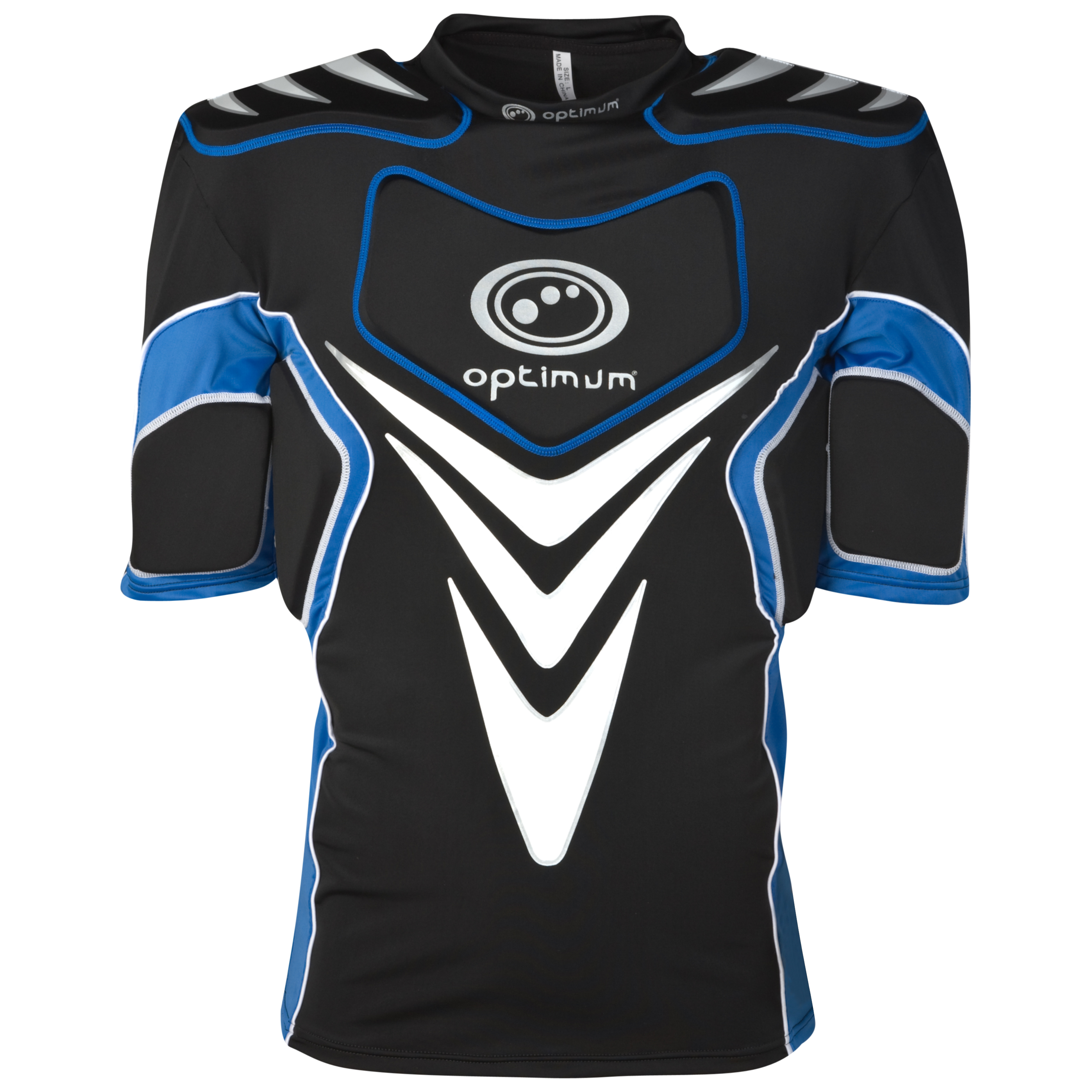 Optimum Blitz Protective Top - Black/Blue