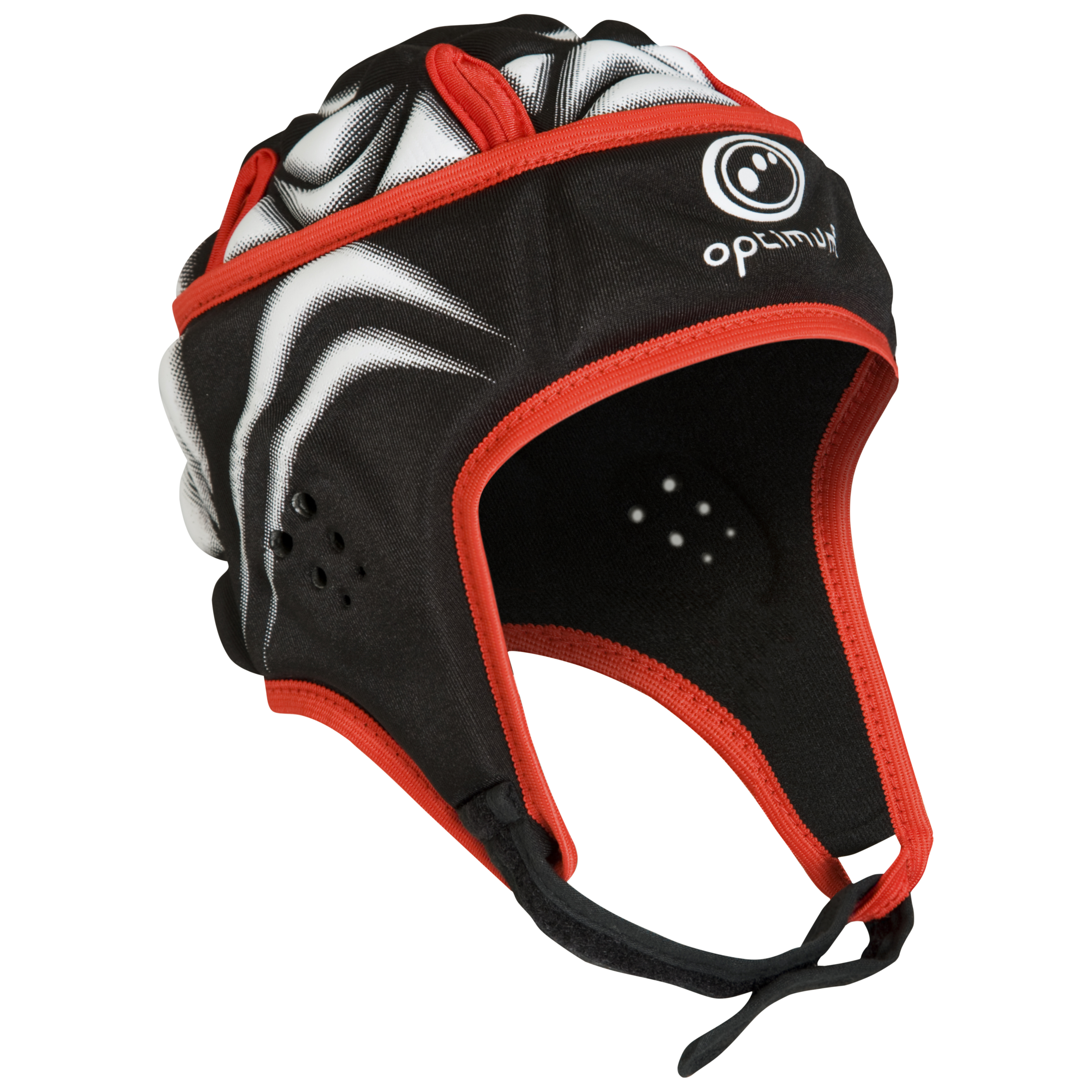 Optimum Blitz Extreme Headguard - Black/Red/White - Boys.