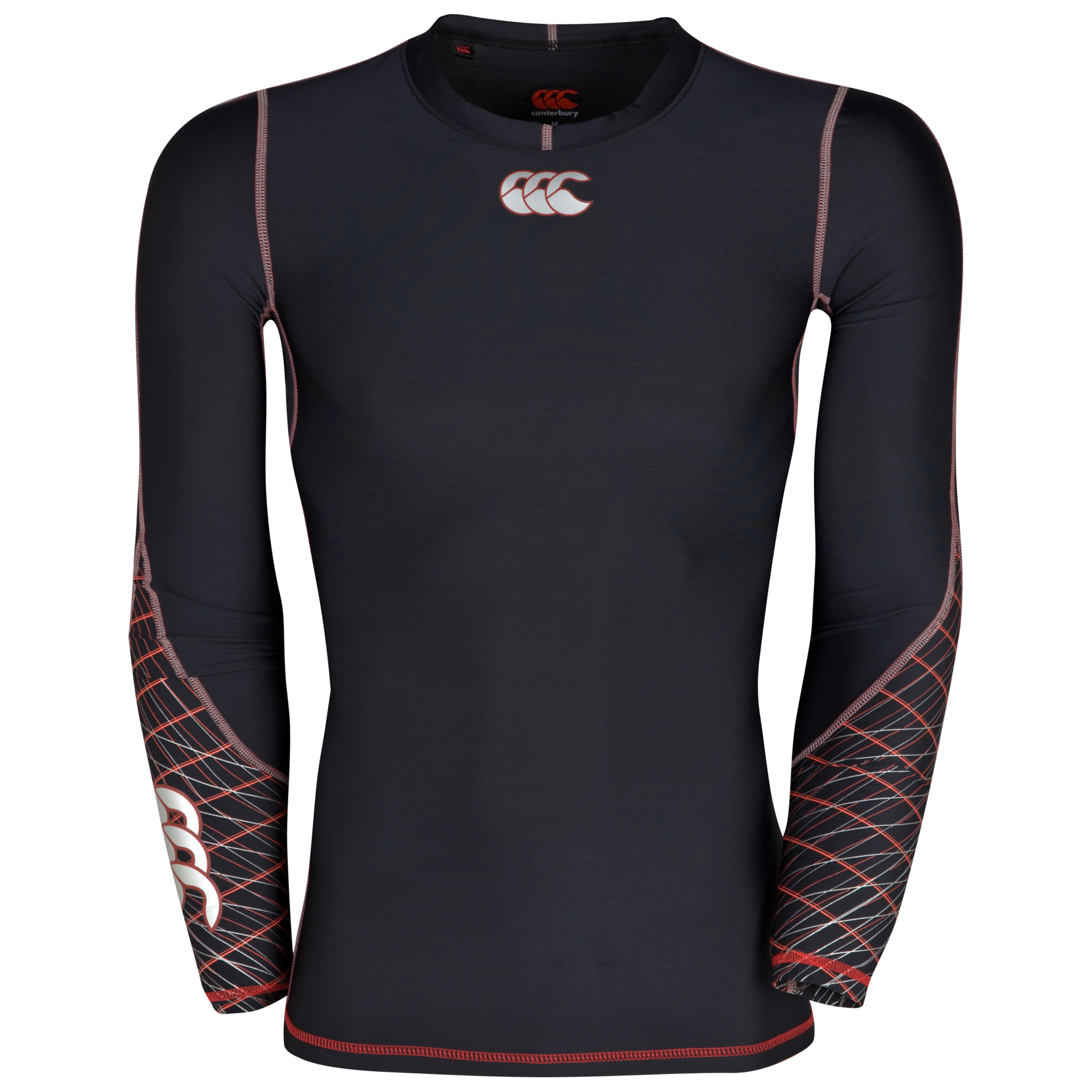 Canterbury Mercury Hybrid Compression Top - Black
