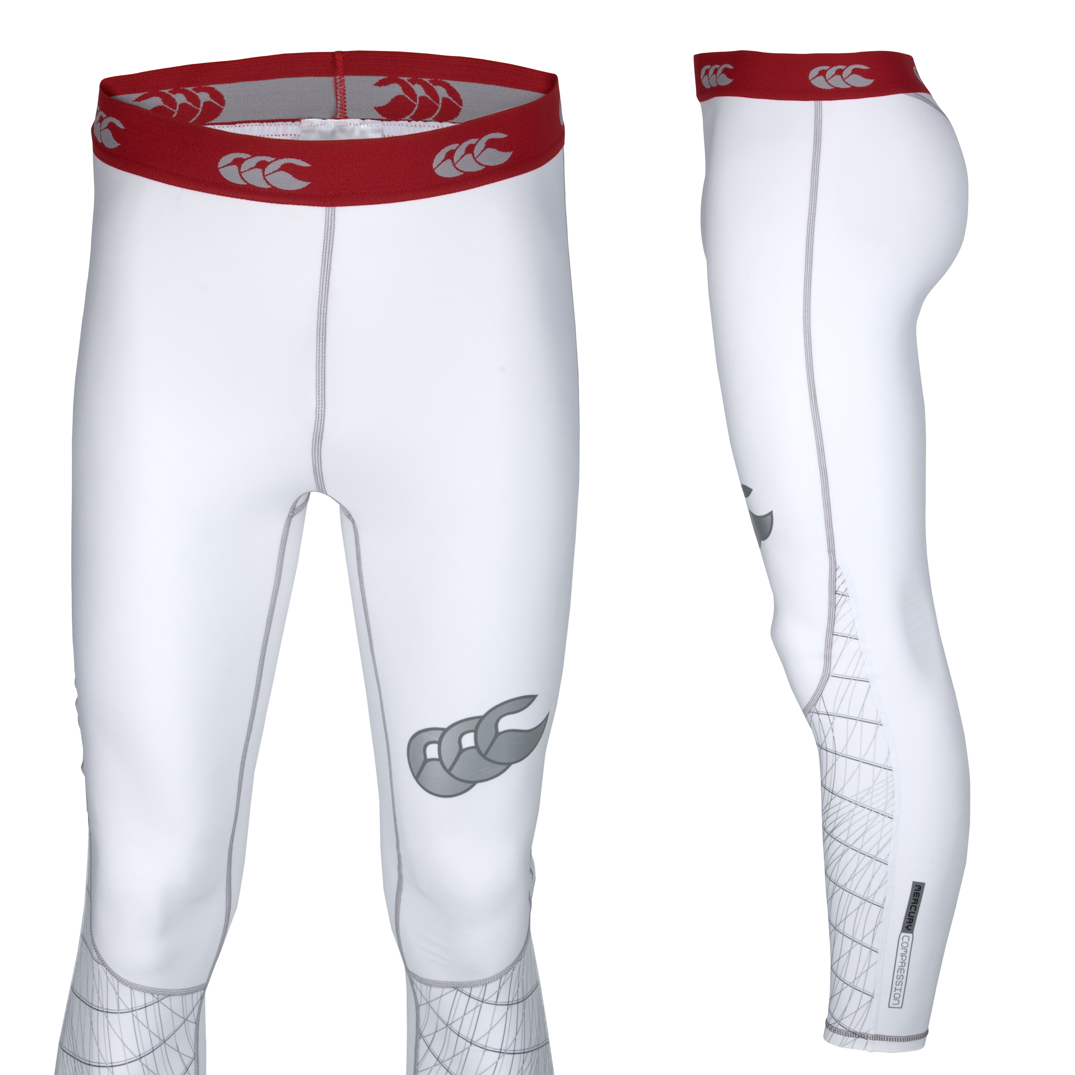 Canterbury Mercury Hybrid Compression Legging - White
