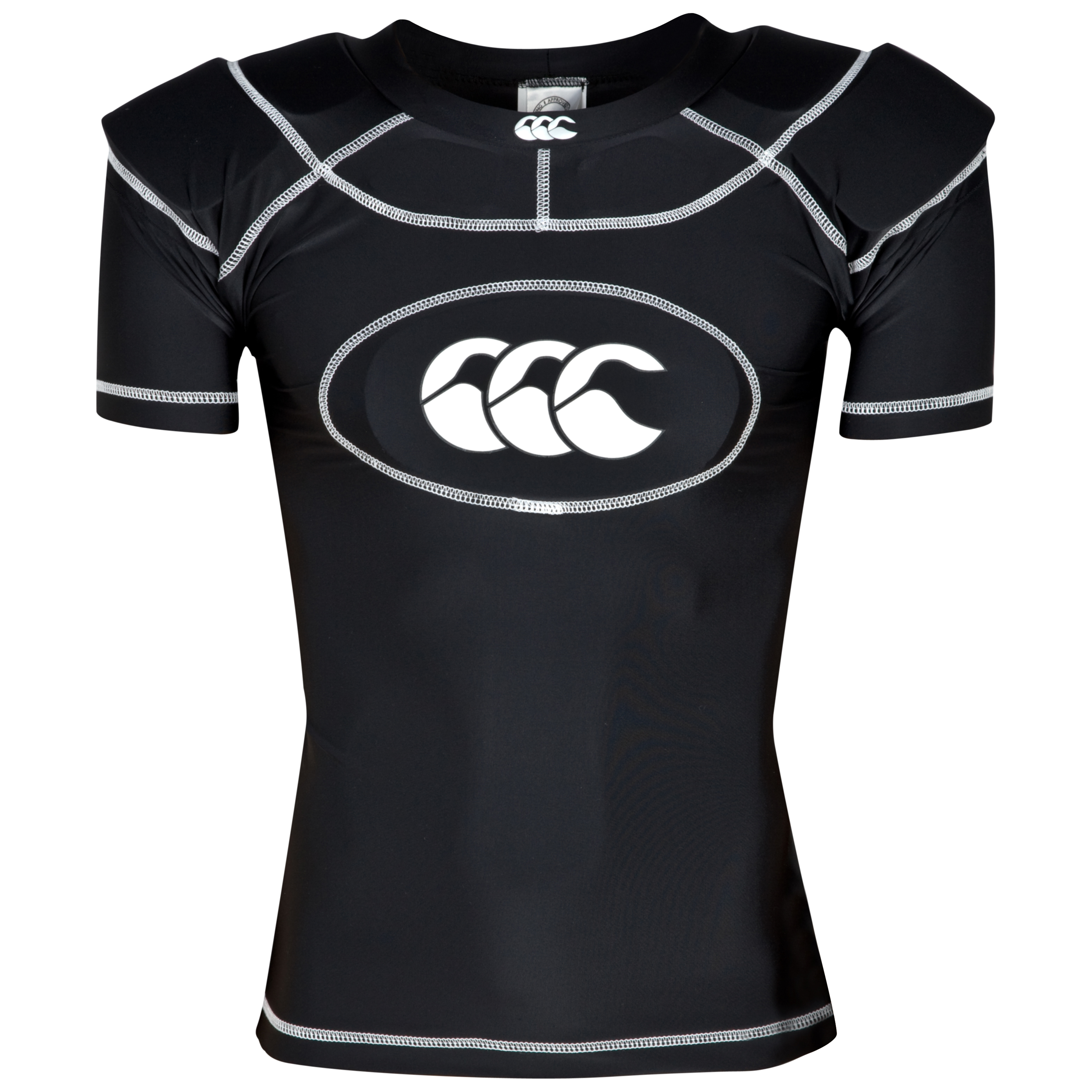 Canterbury Tech Vest Rugby Protection Top Kids Black~White