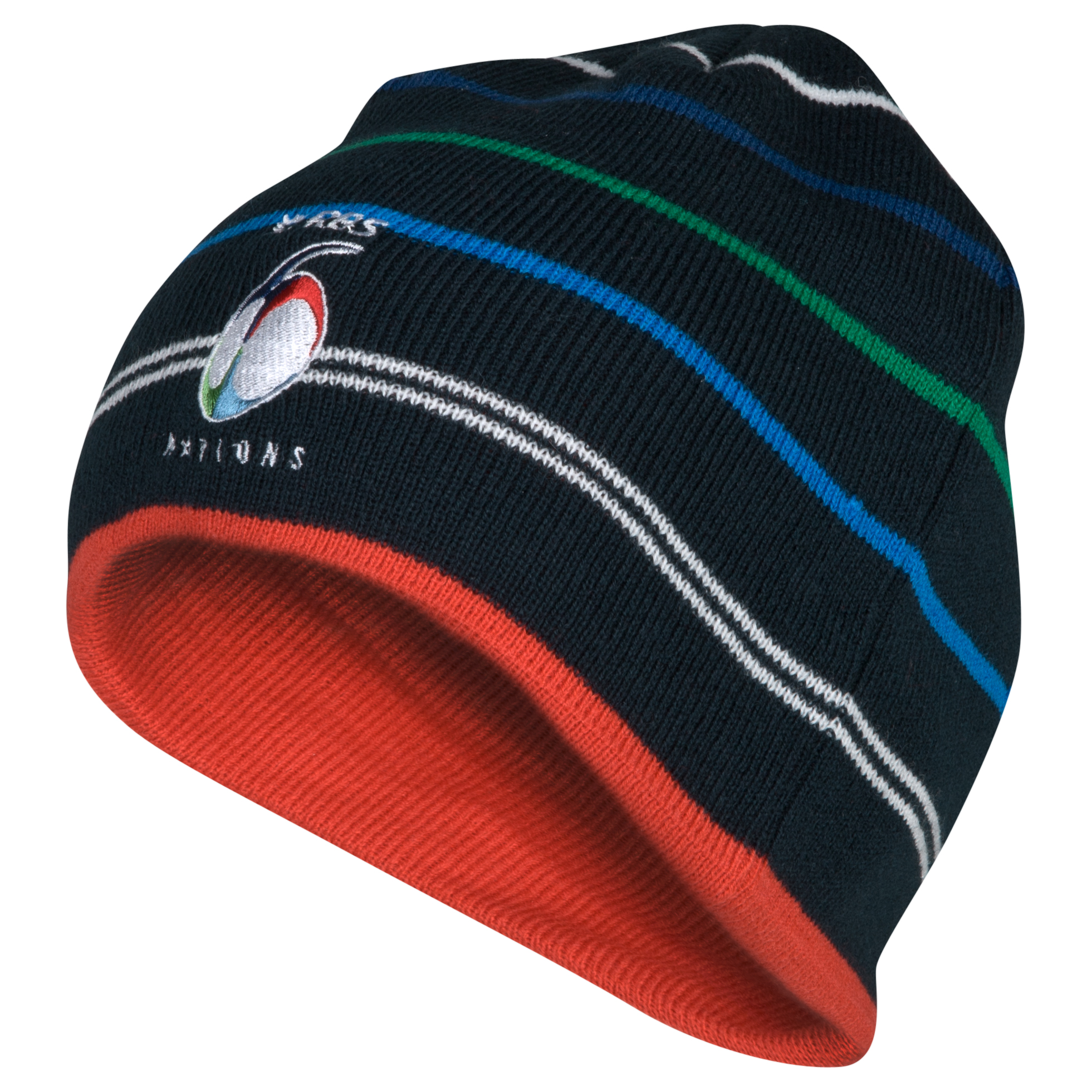 RBS 6 Nations Striped Beanie