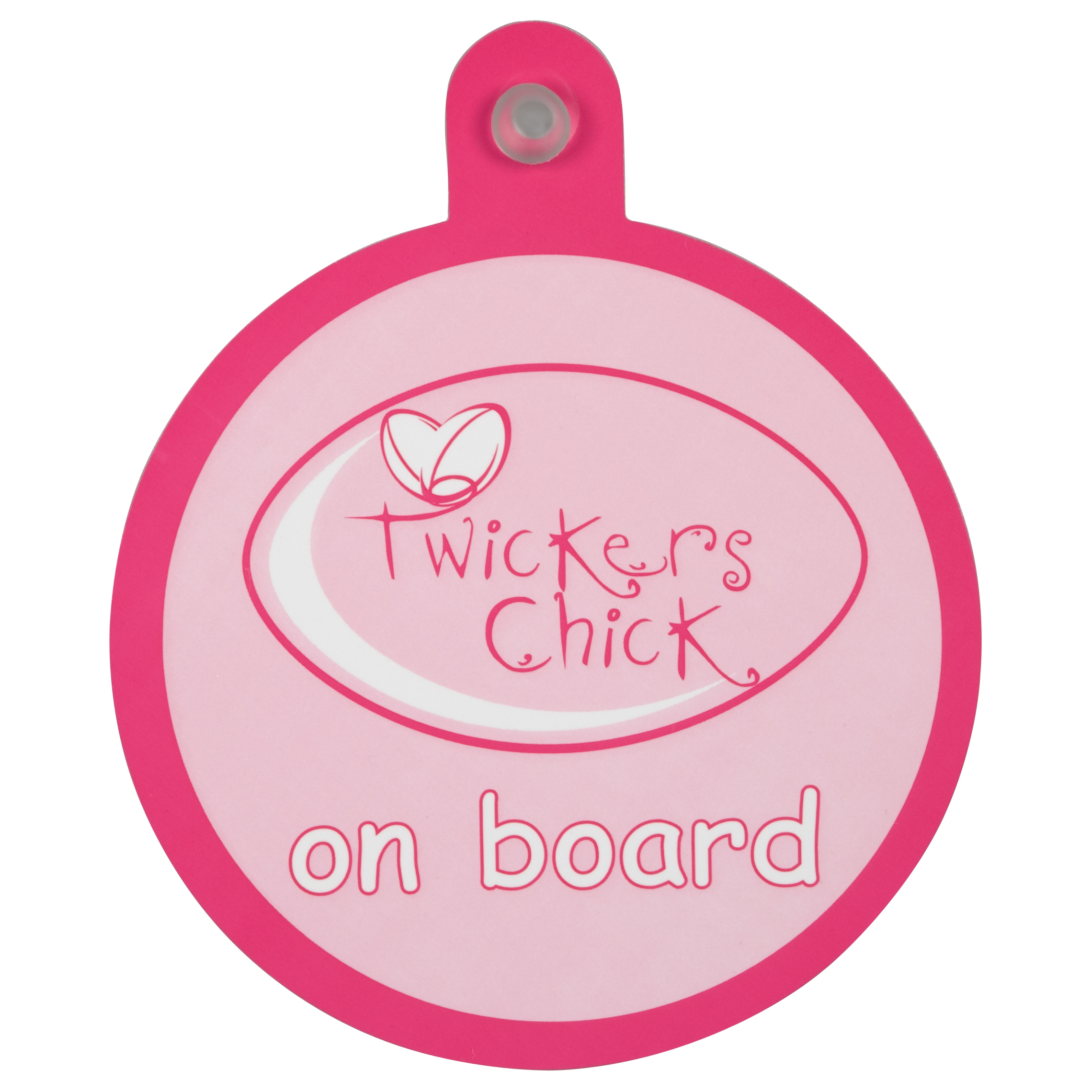 England Rugby Twickers Chick on Board Sign