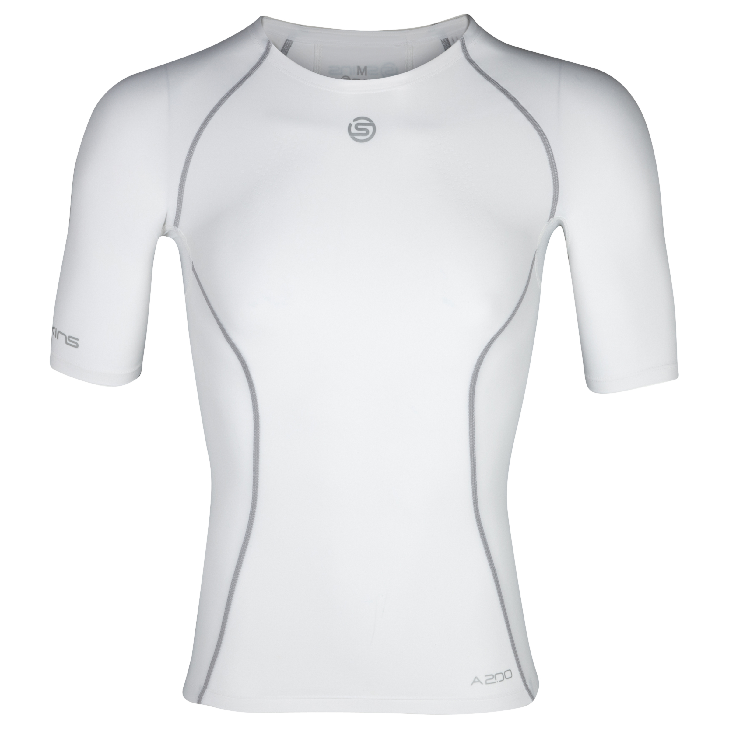 Skins A200 Short Sleeve Top - White