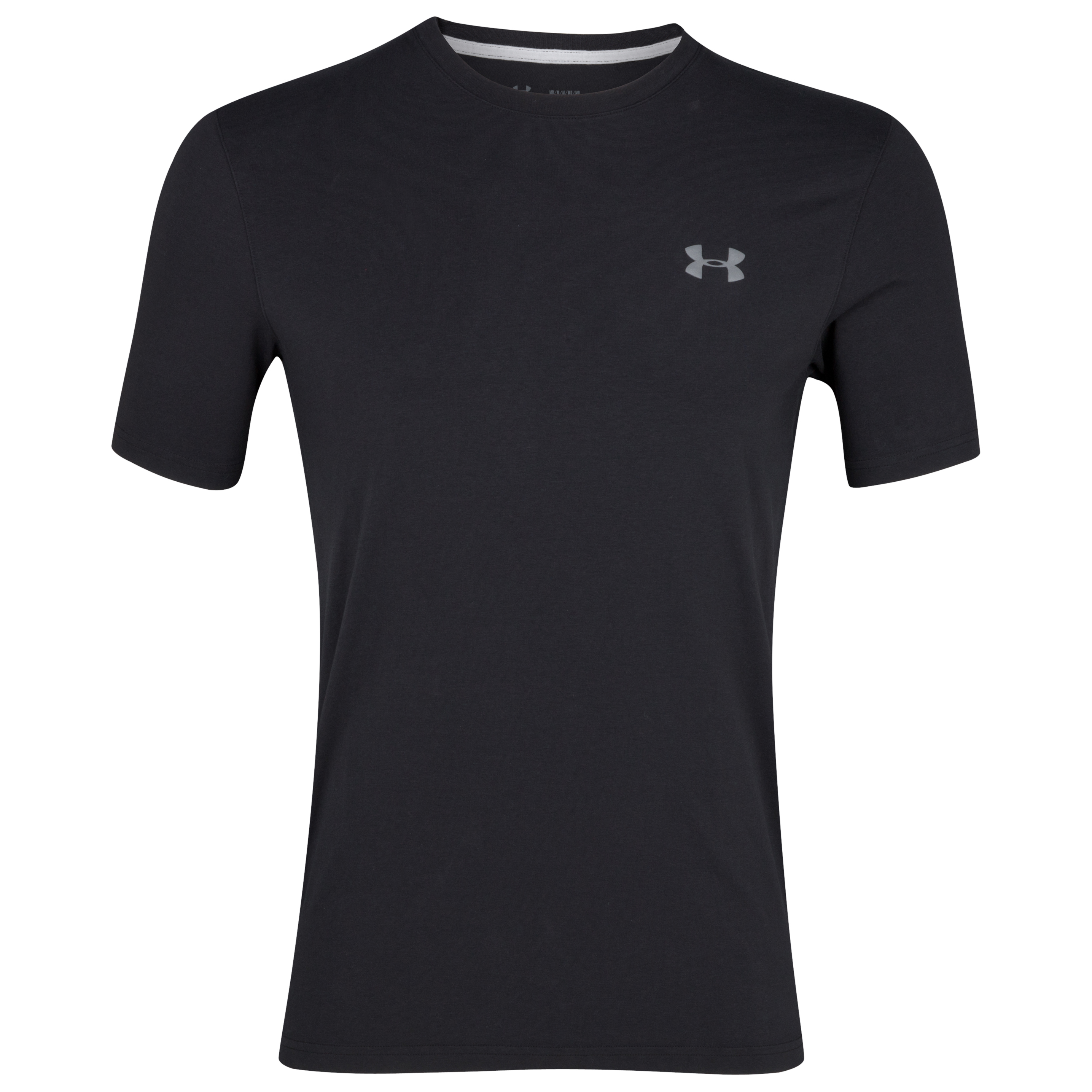 Under Armour Charged Cotton T-Shirt - Black/Graphite