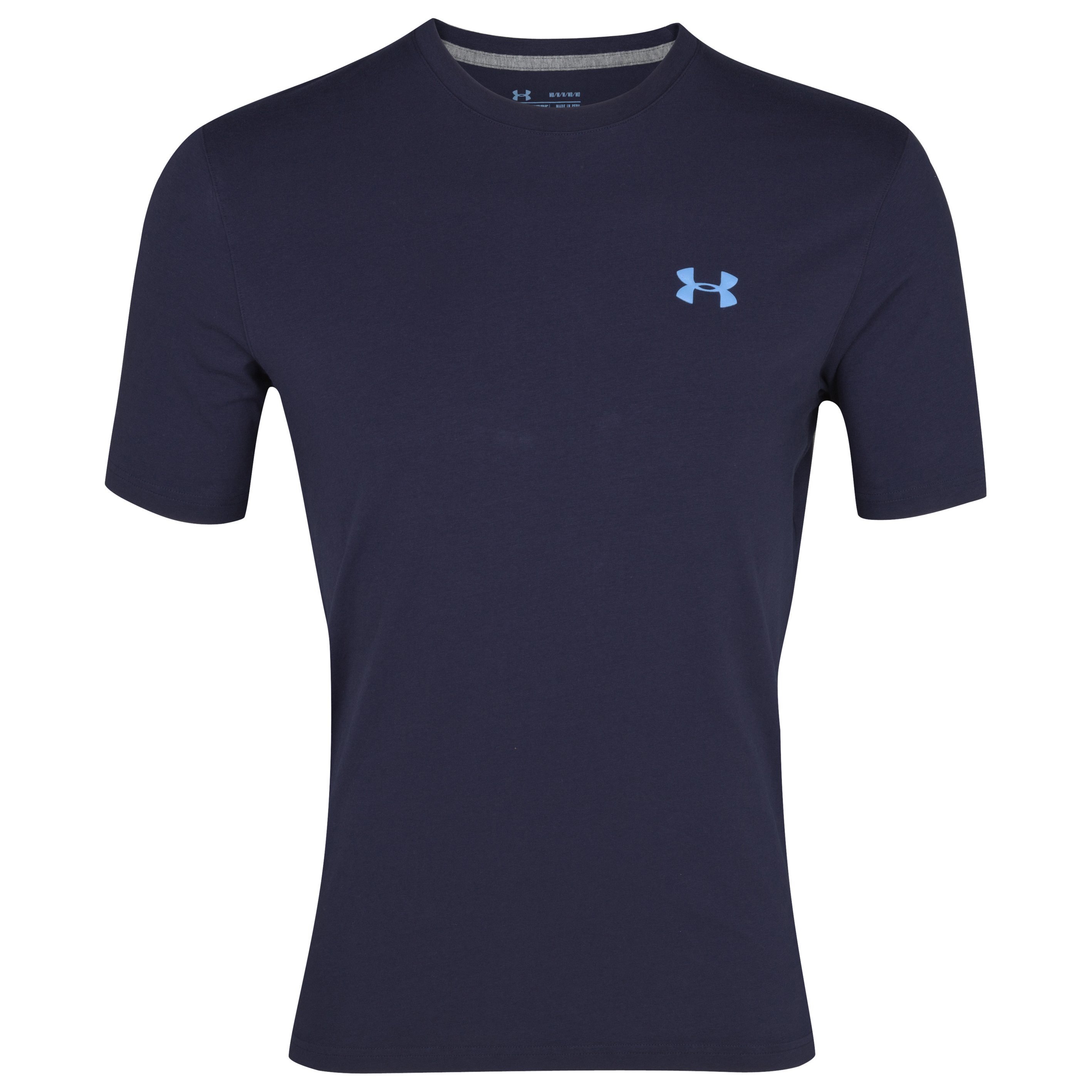 Under Armour Charged Cotton T-Shirt - Midnight Navy/Carolina Blue