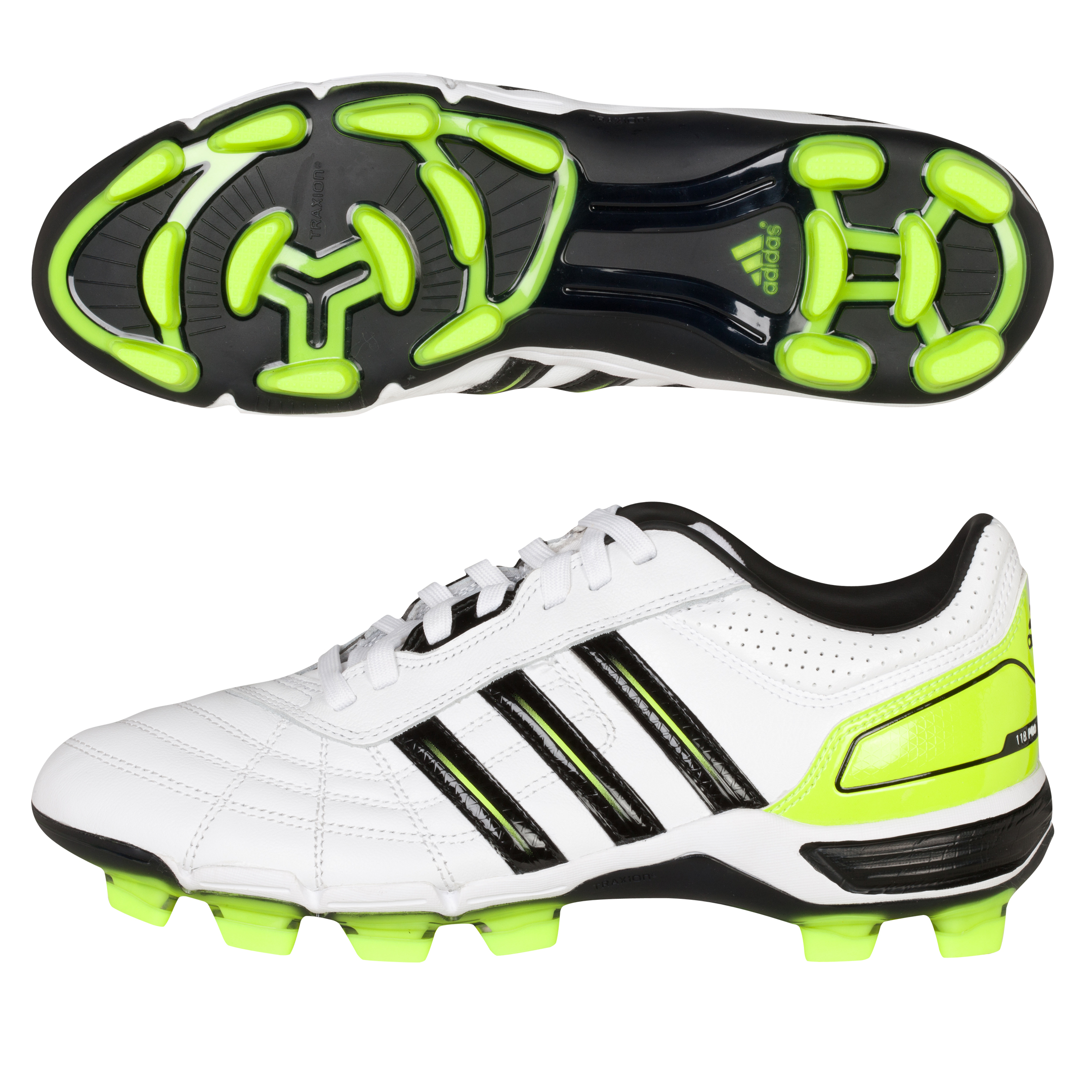 adidas 118 Pro Rugby Boot - Running White / Black