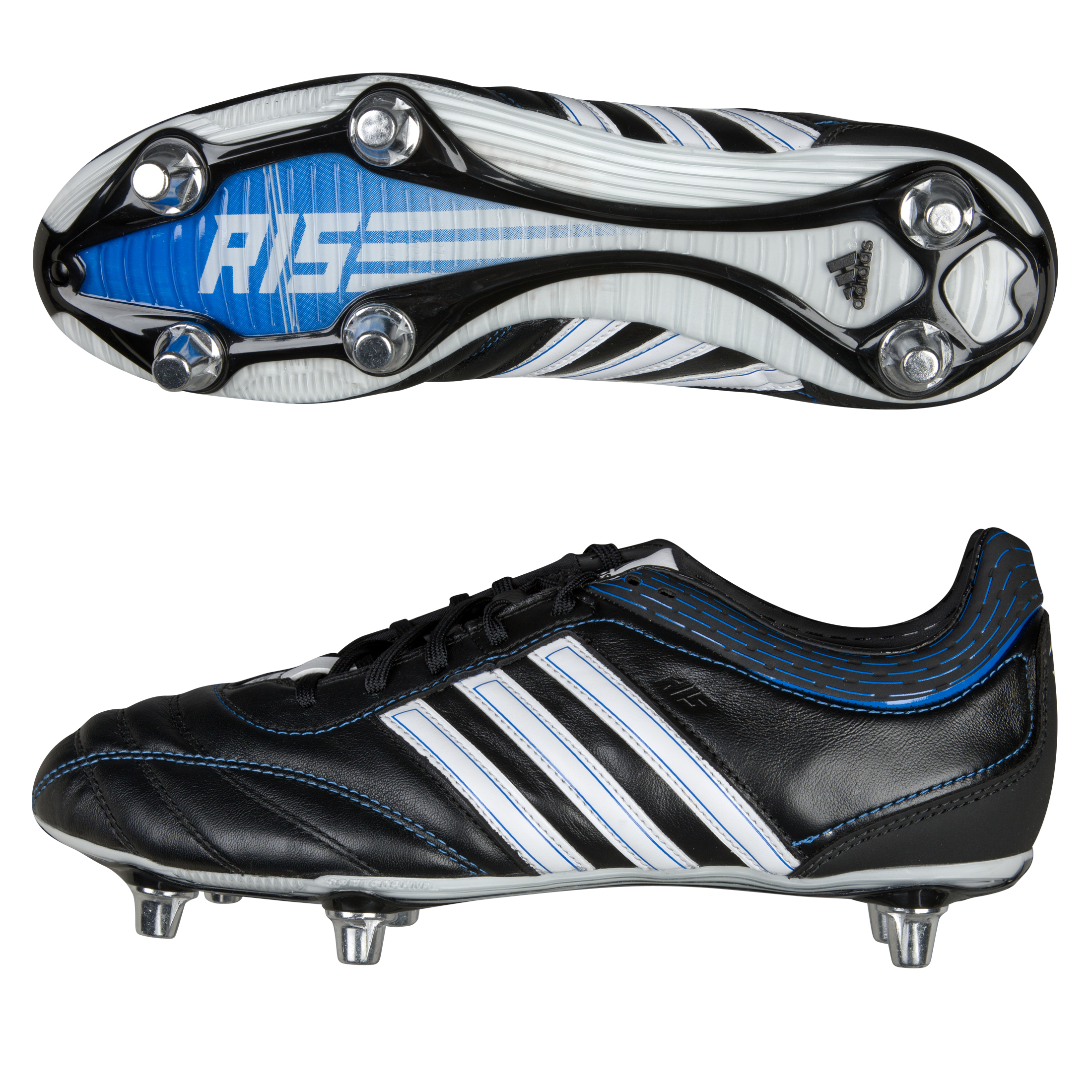 R15 SG II Leather Black / Running White / Prime Blue
