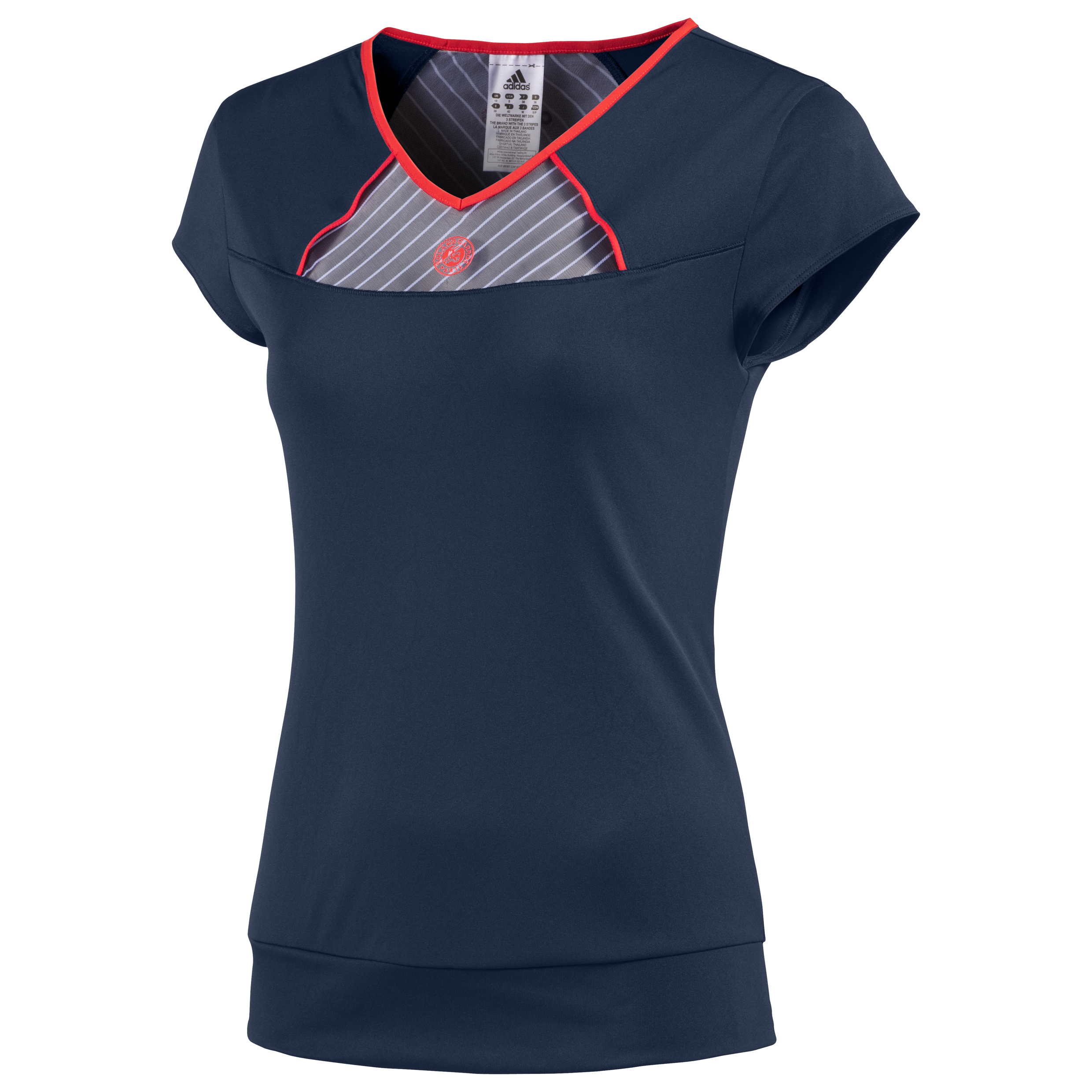 Roland-Garros Capsleeve T-Shirt - Womens Navy