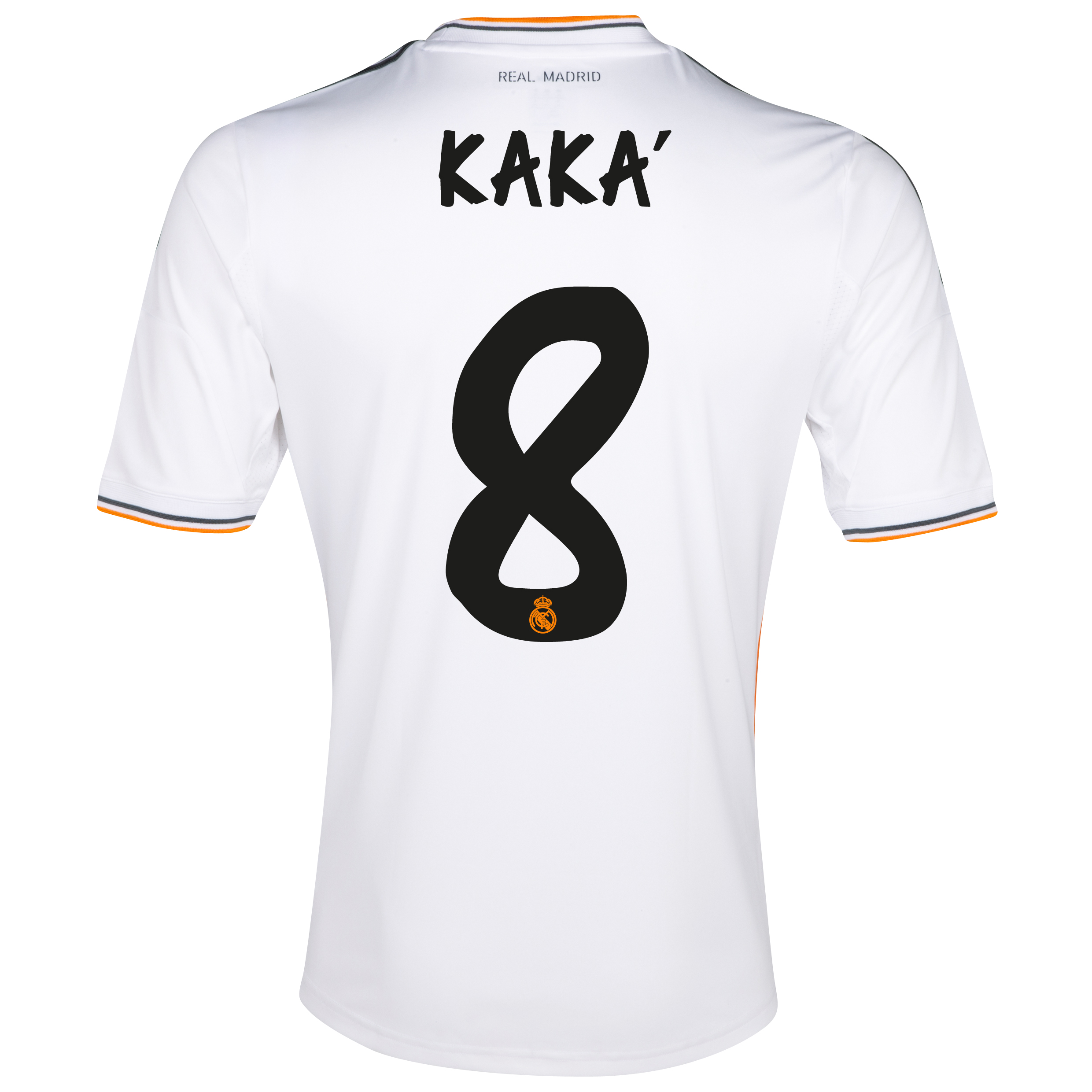 Camiseta 1ª Equipación Real Madrid 2013/14 manga corta con 8  Kaká − Hombre