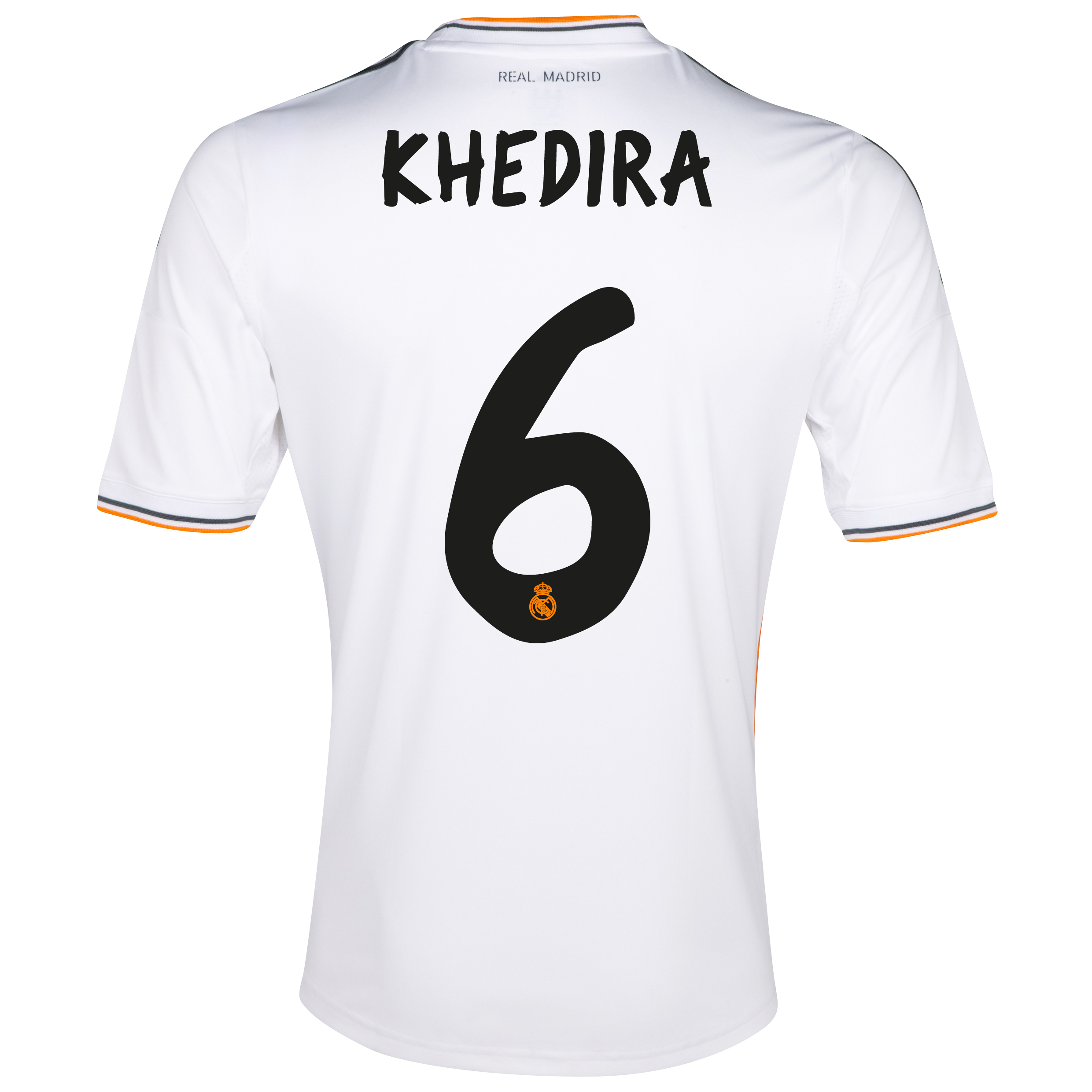 Real Madrid Home Shirt 2013/14 - Kids with Khedira 6 printing