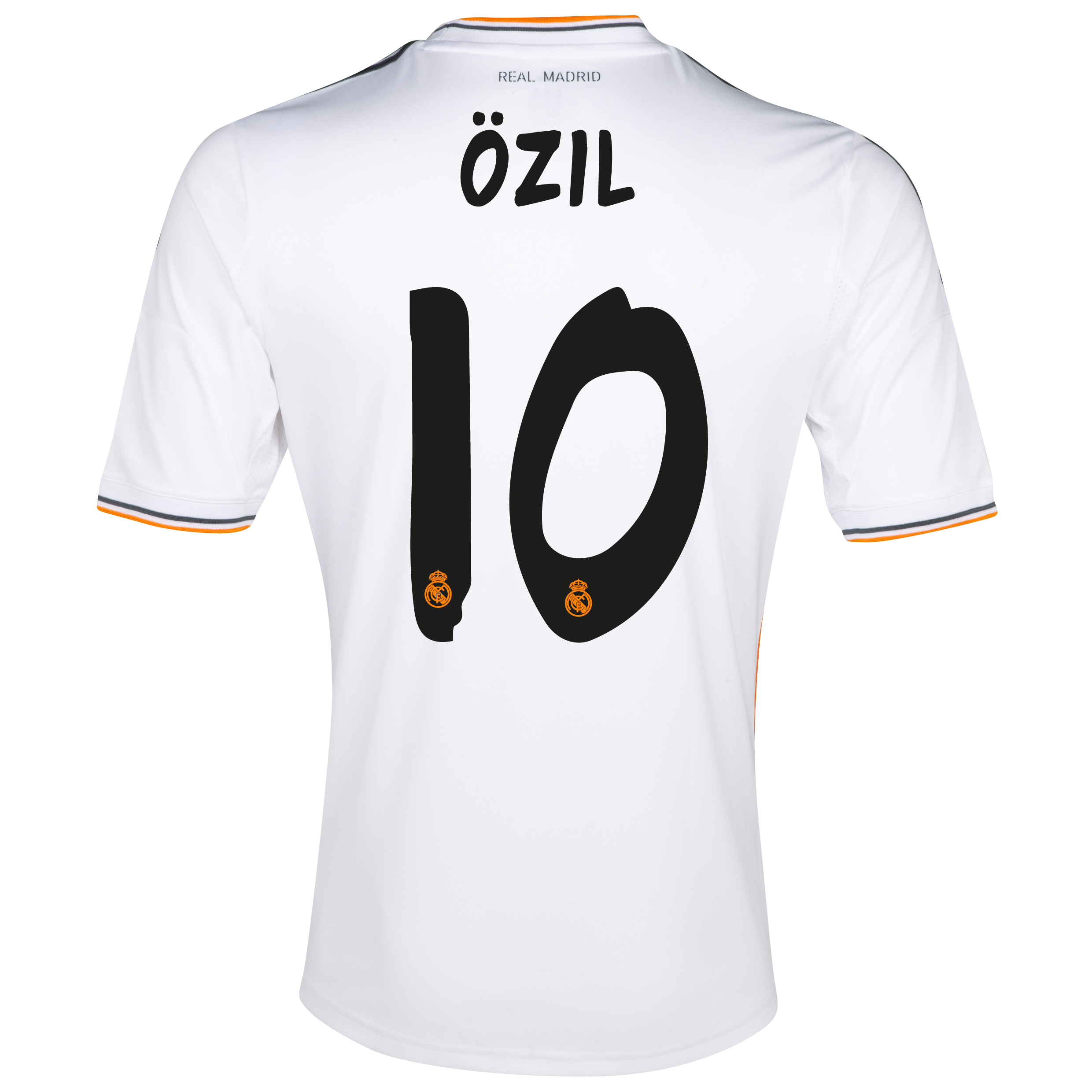 Camiseta 1ª Equipación Real Madrid 2013/14 manga corta con 10  Özil − Niños