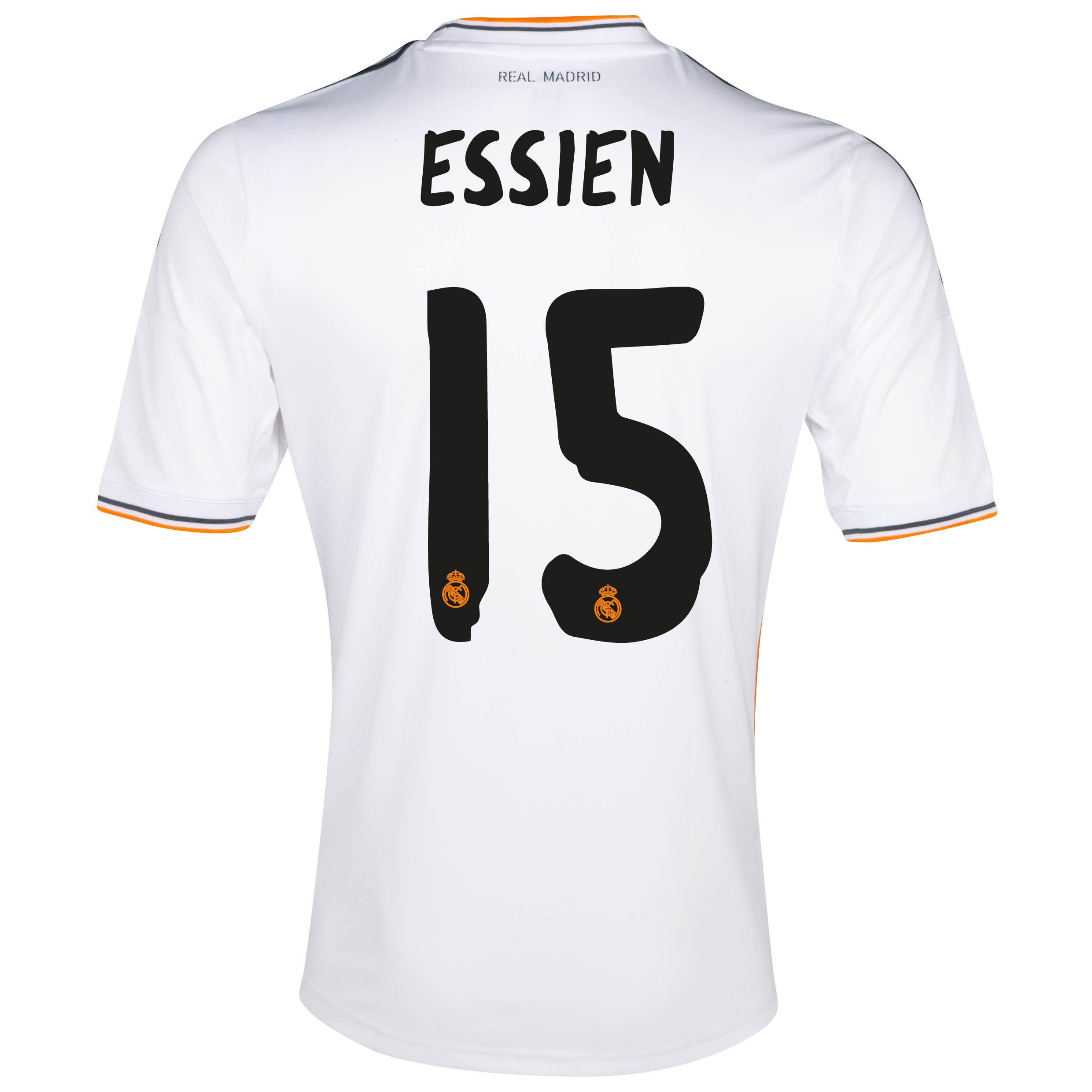 Real Madrid Home Shirt 2013/14 - Kids with Essien 15 printing