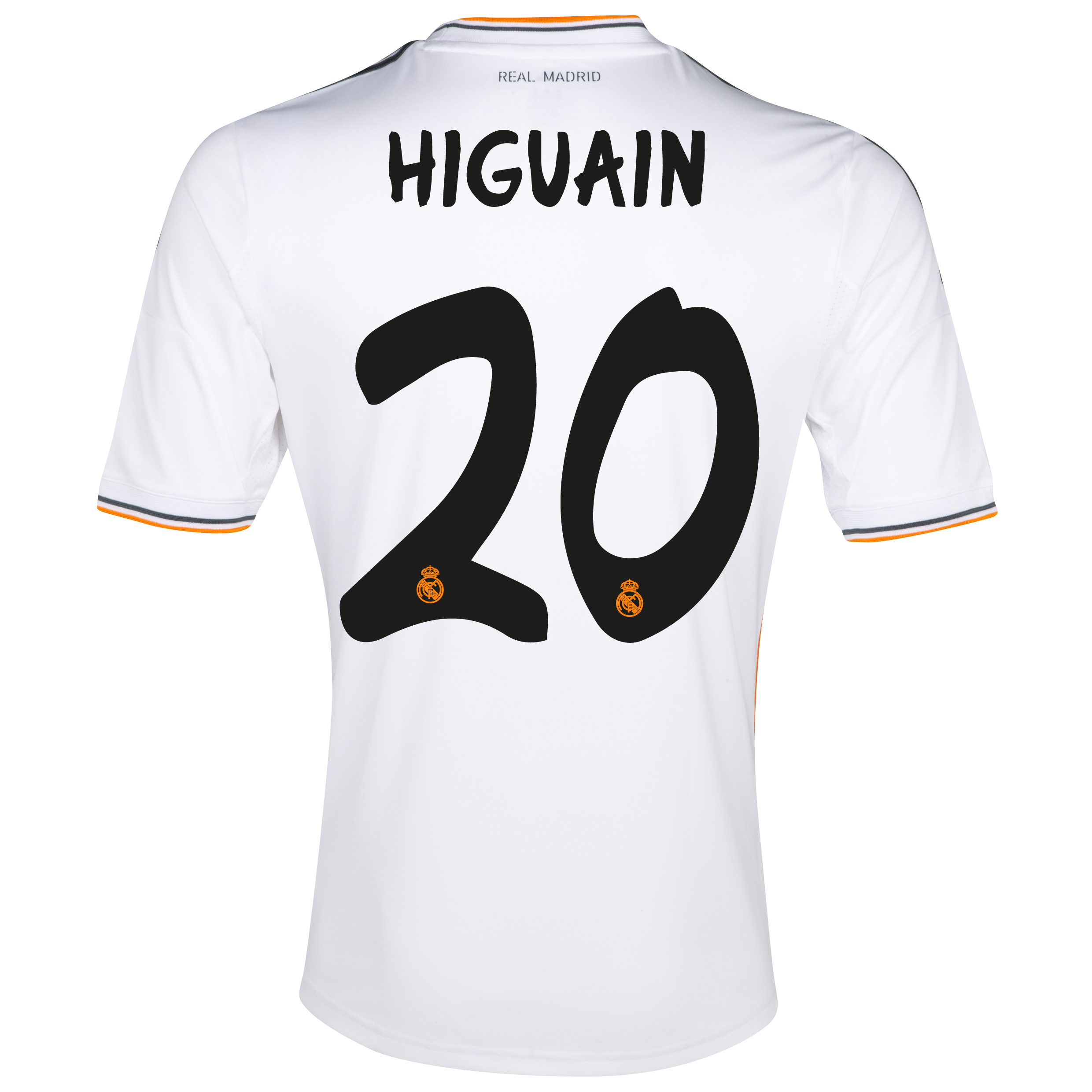 Real Madrid Home Shirt 2013/14 - Kids with Higuaín 20 printing