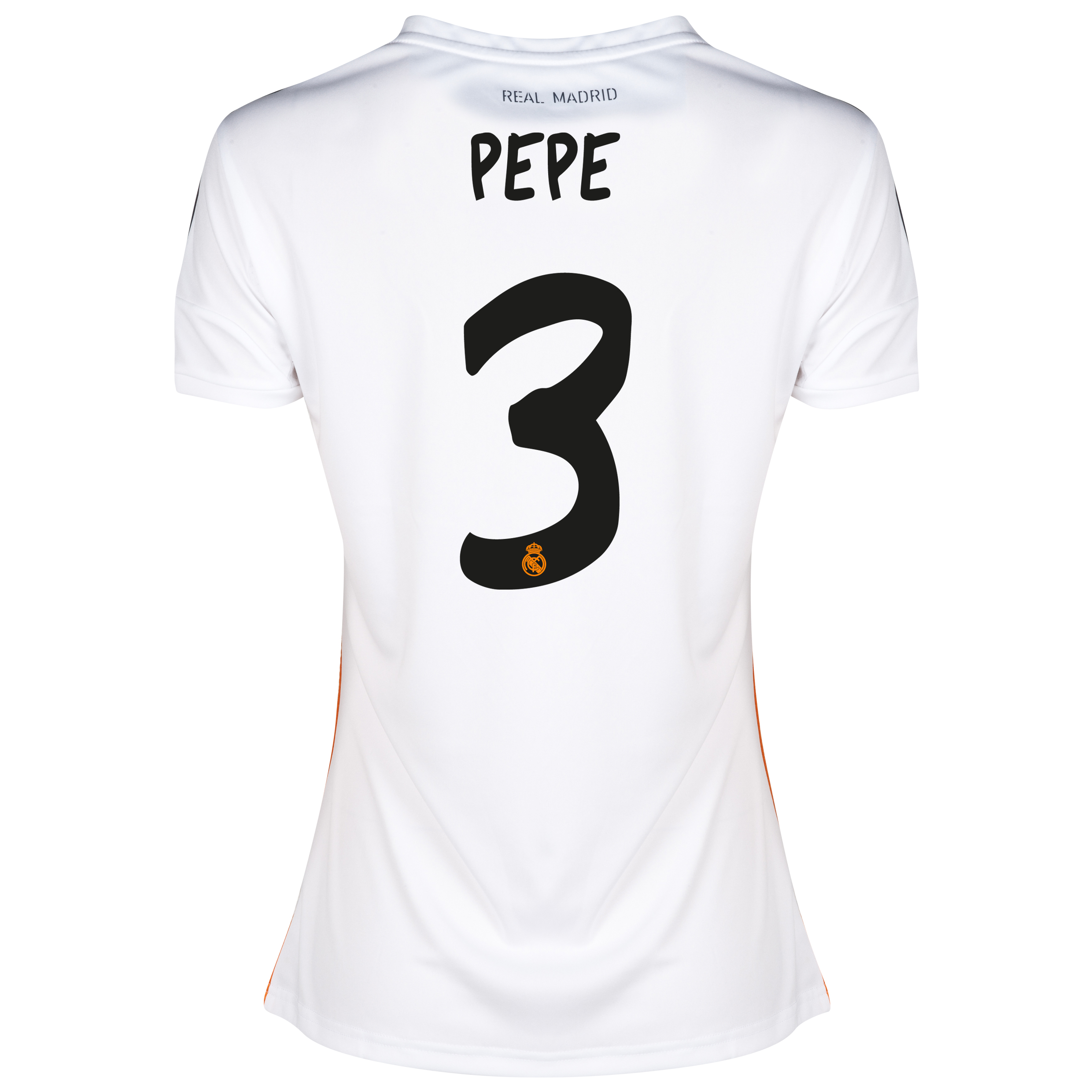 Real Madrid Home Shirt 2013/14 - Womens with Pepe 3 printing