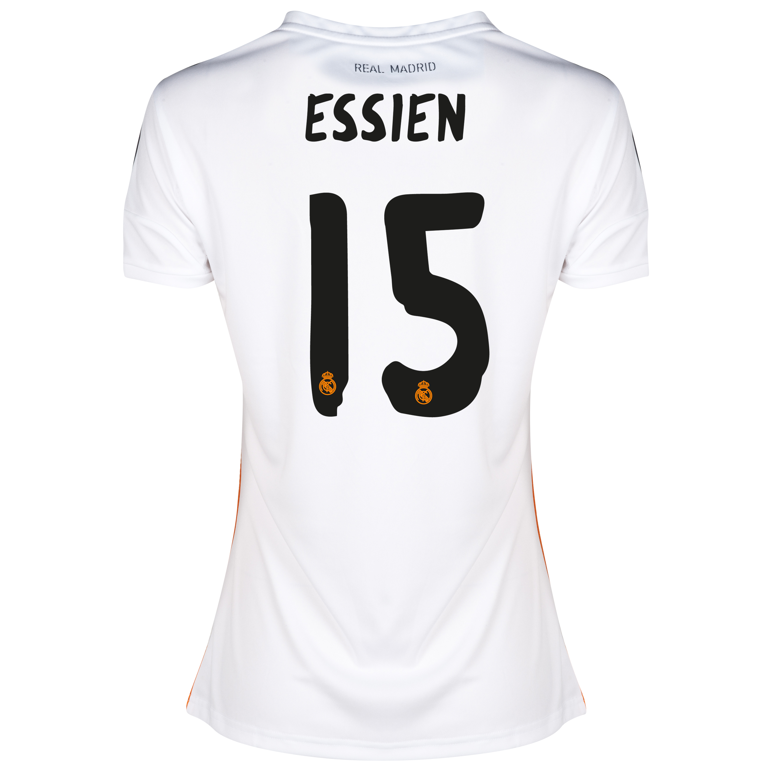 Real Madrid Home Shirt 2013/14 - Womens with Essien 15 printing