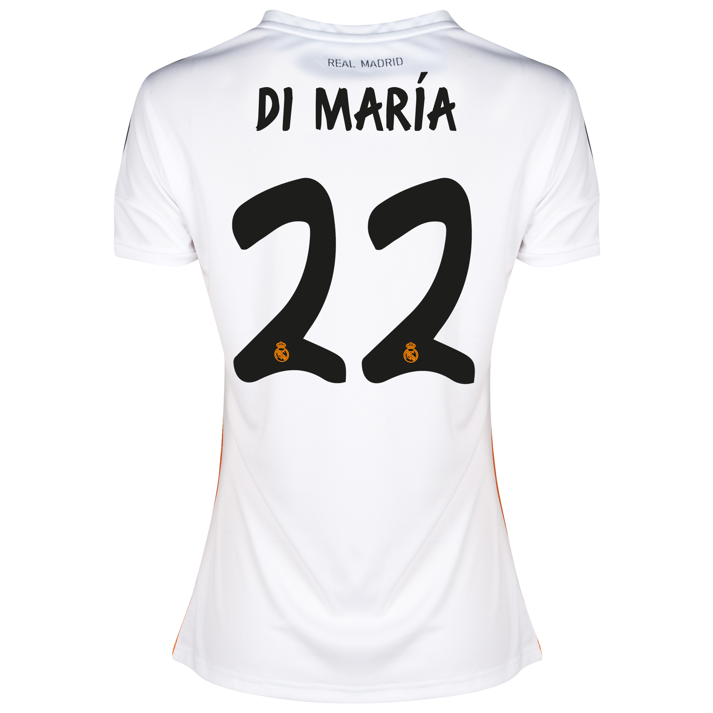 Real Madrid Home Shirt 2013/14 - Womens with Di María 22 printing