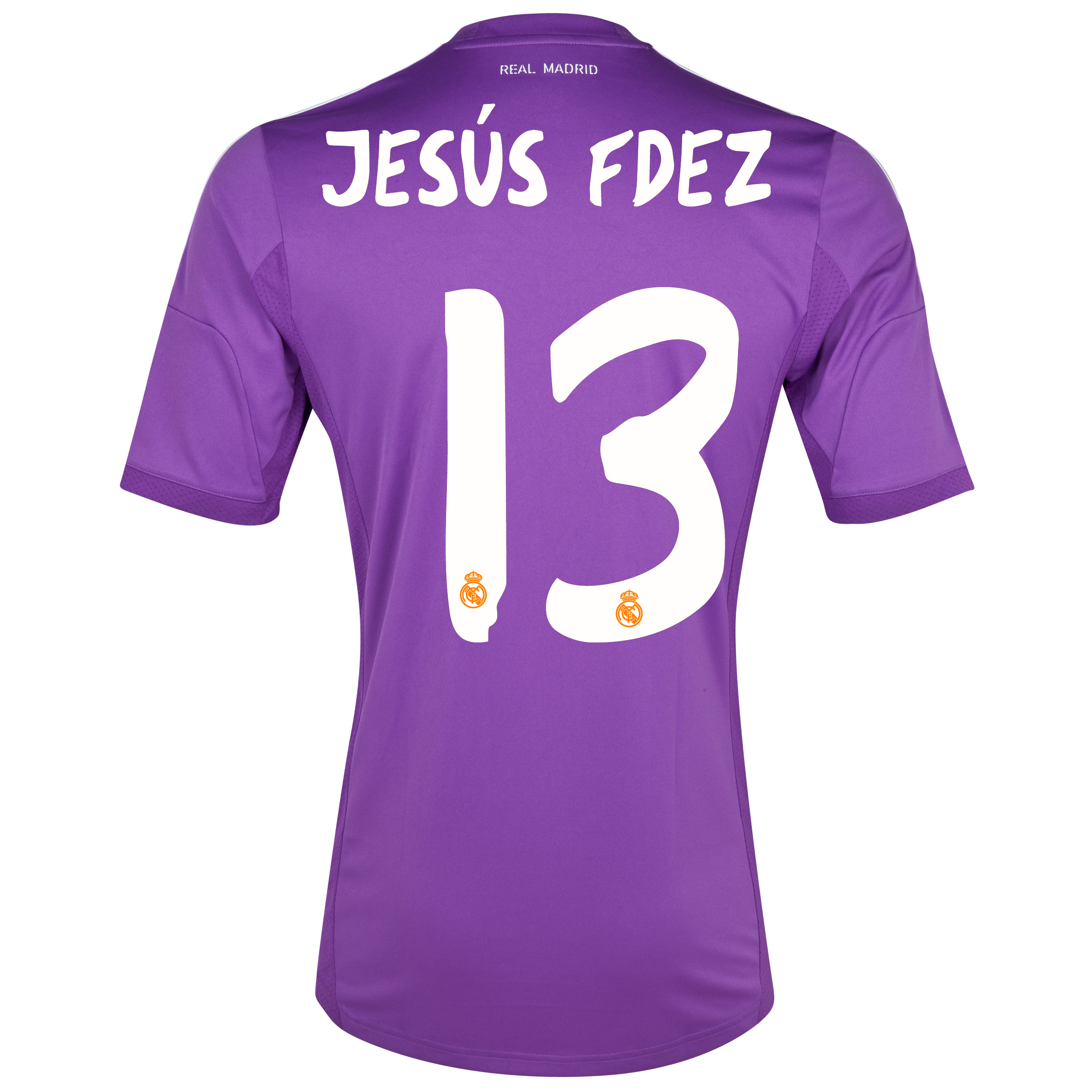 Real Madrid Home Goalkeeper Shirt 2013/14 kids with Jesús Fdez  35 printing
