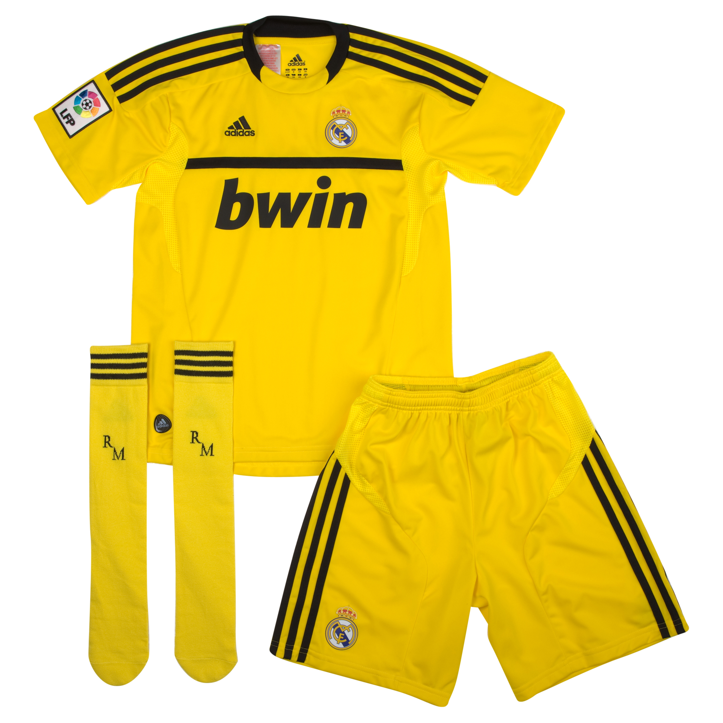 Buy Real Madrid Home Goalkeeper Kit Pack 11/12 Yellow -