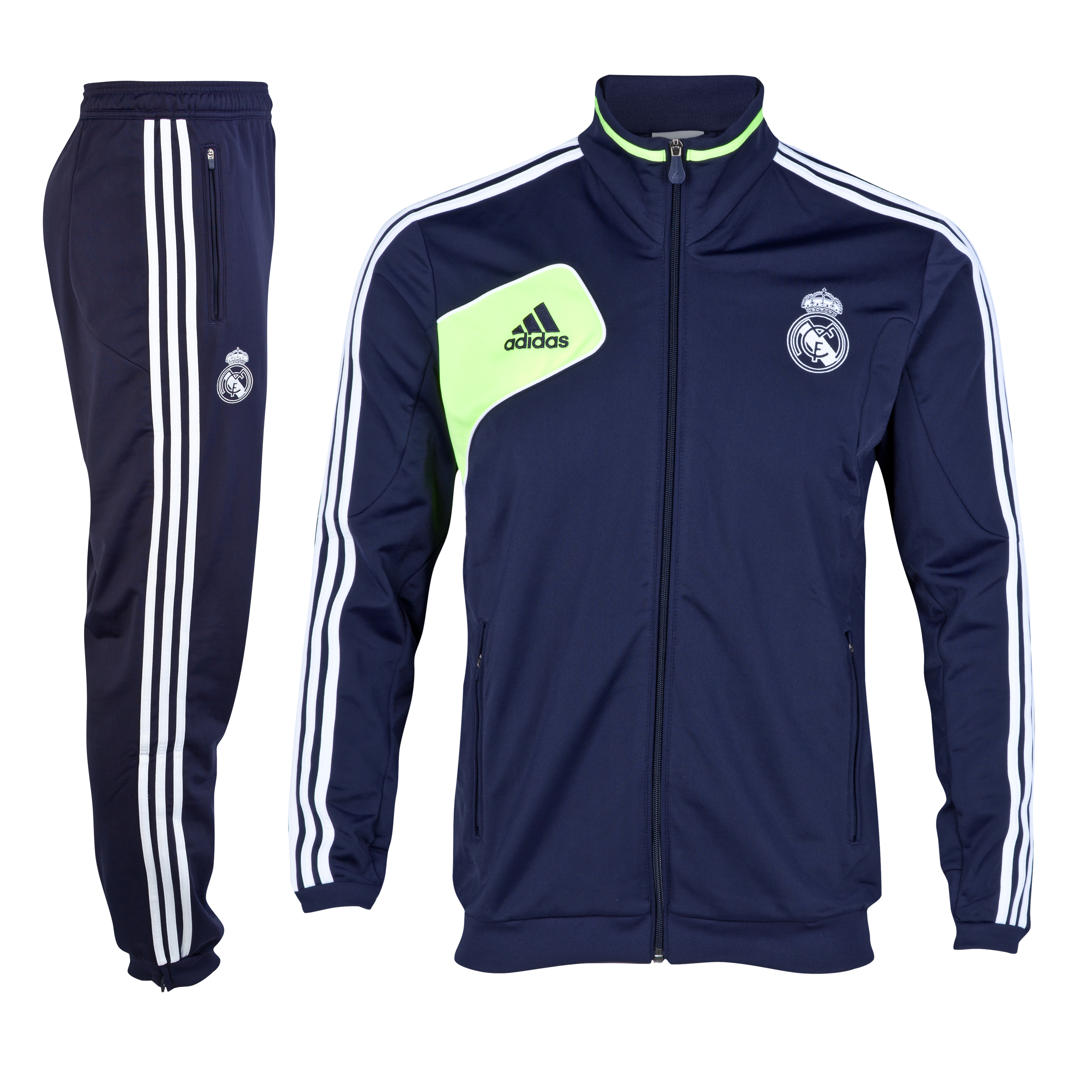 Real Madrid Training Presentation Suit - Noble Ink/Electricity/White